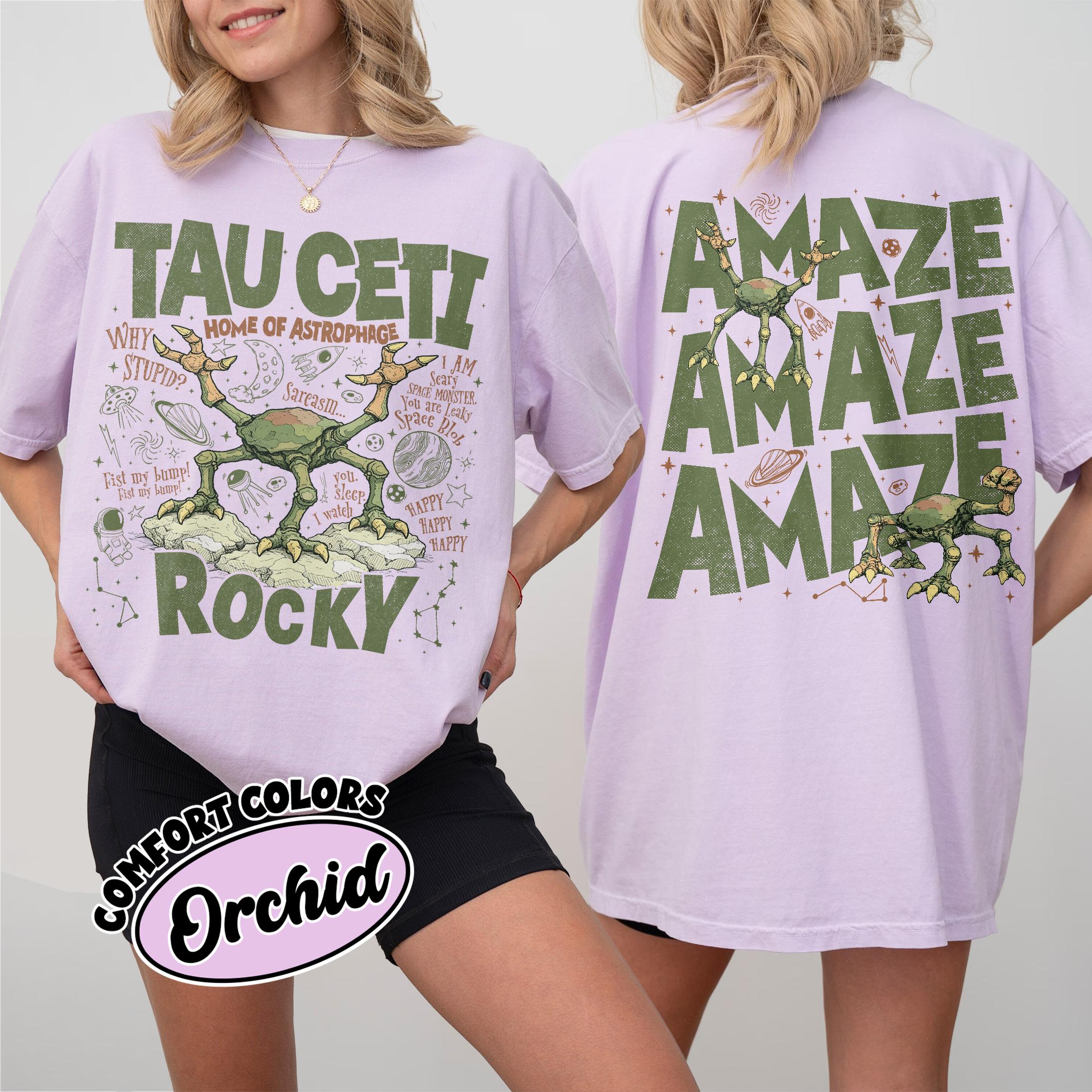 Rocky Tau Ceti Astrophage Graphic T-Shirt – Sci-Fi Lover Gift Tee