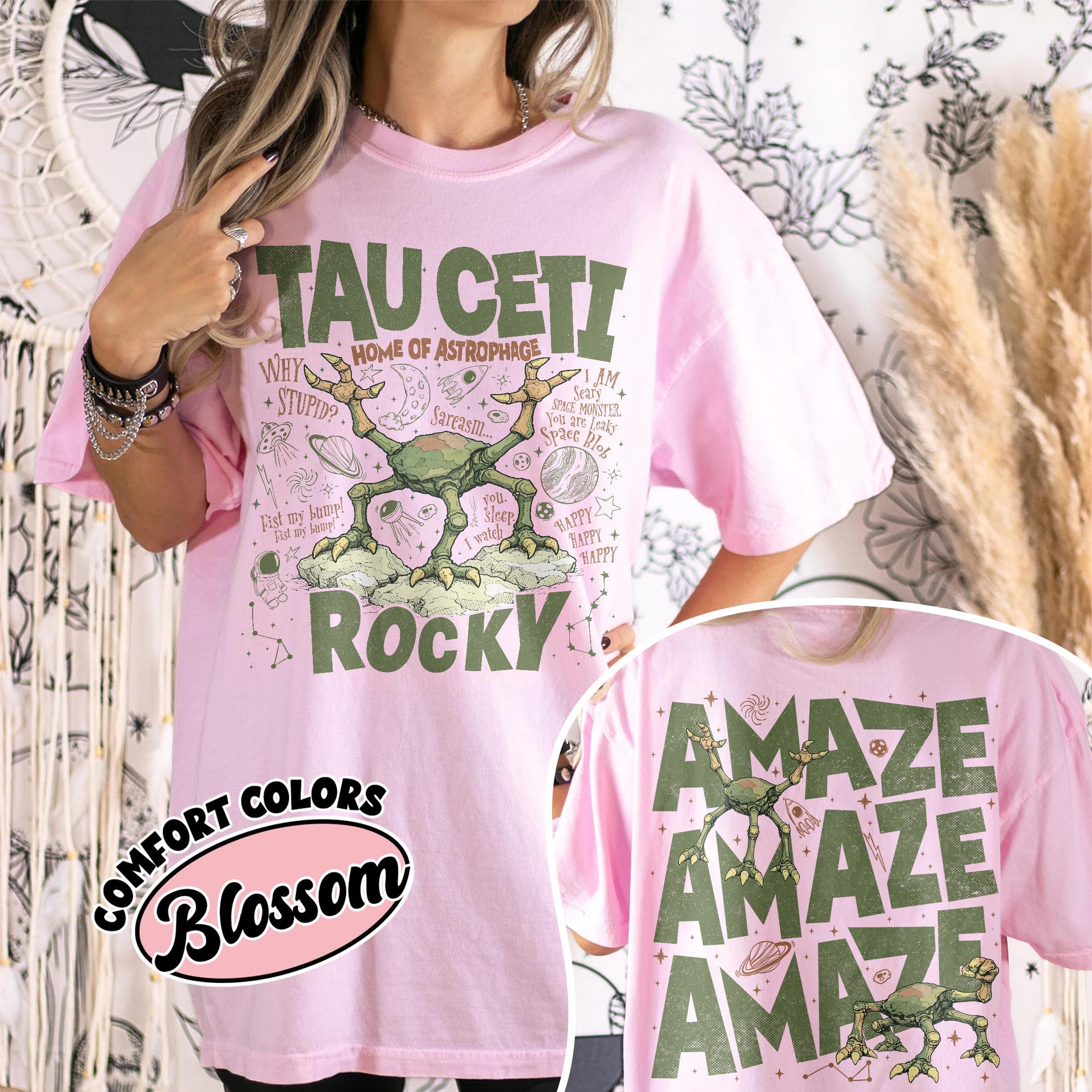 Rocky Tau Ceti Astrophage Graphic T-Shirt – Sci-Fi Lover Gift Tee