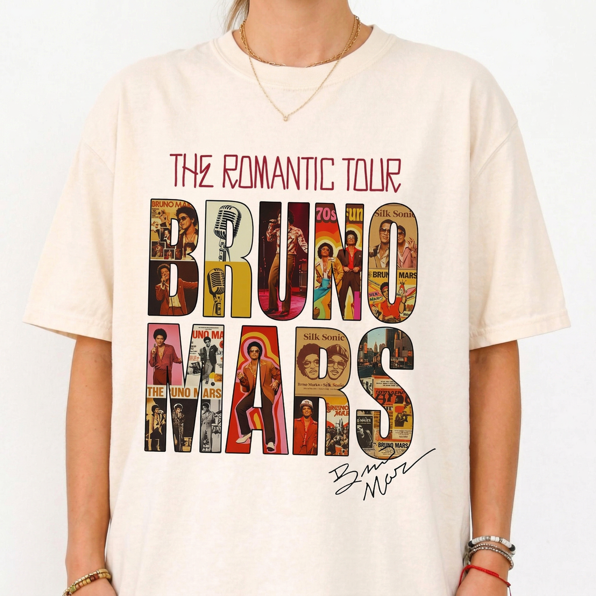 Romantic Bruno Pop Concert T-Shirt – Retro Music Lover Gift Tee