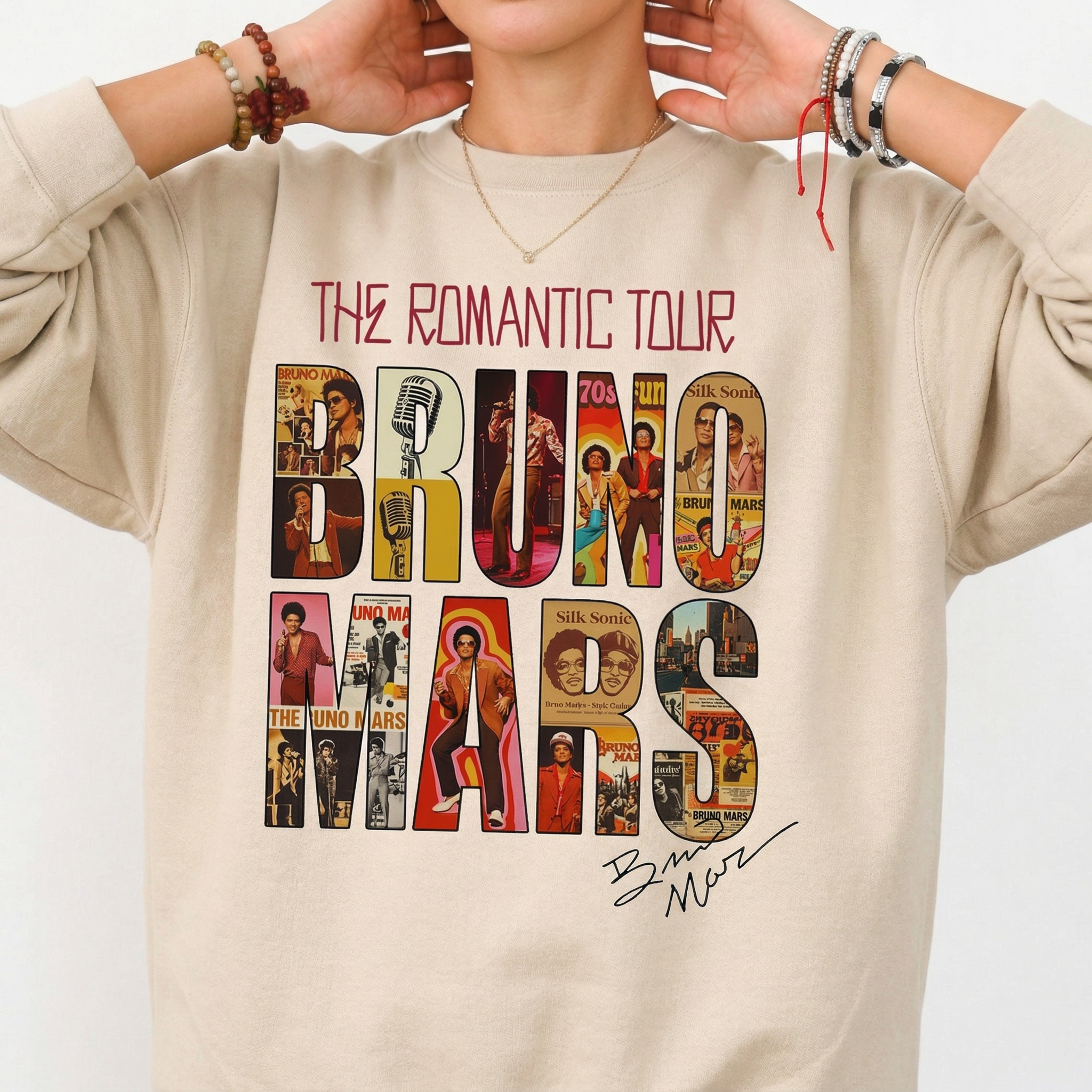 Romantic Bruno Pop Concert T-Shirt – Retro Music Lover Gift Tee
