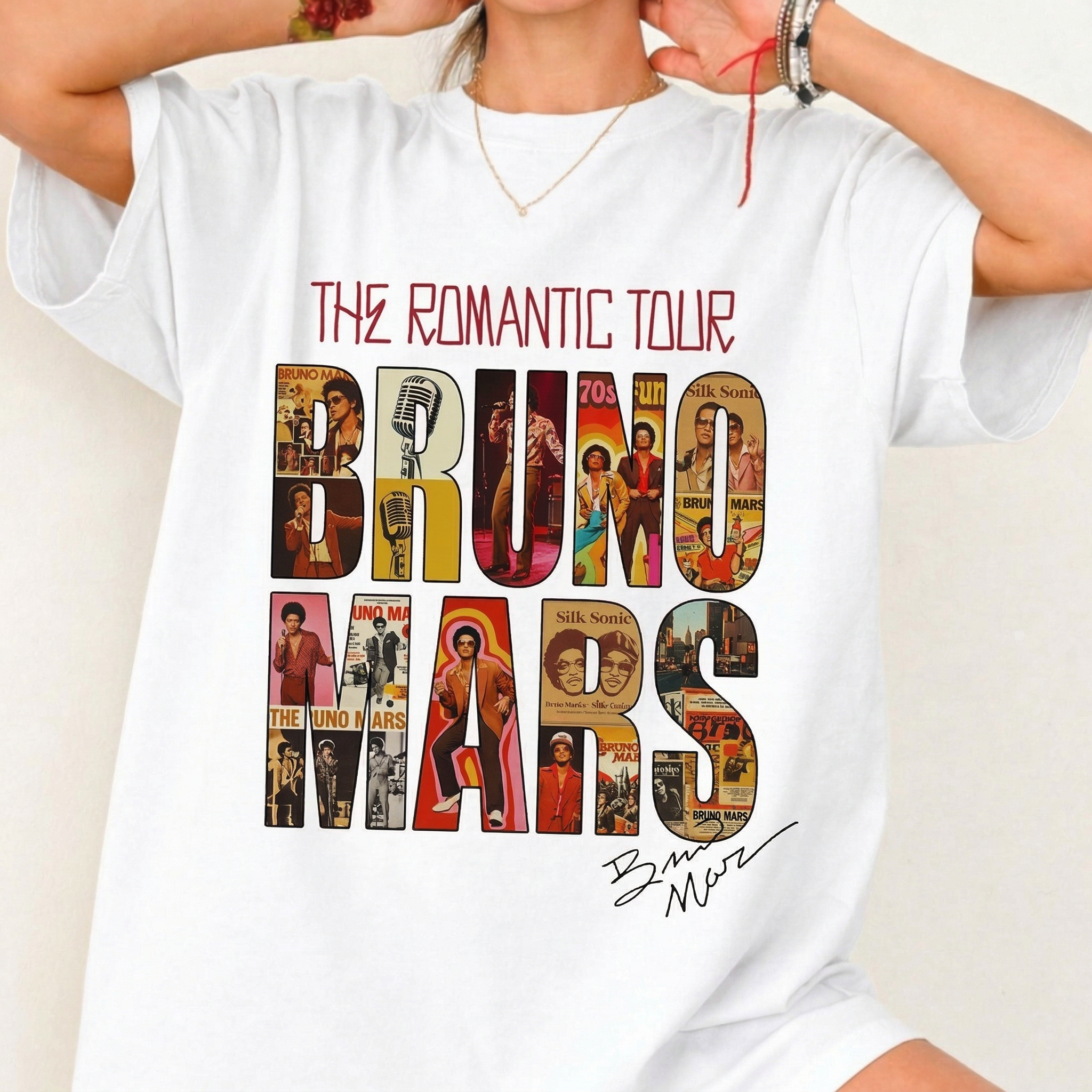 Romantic Bruno Pop Concert T-Shirt – Retro Music Lover Gift Tee