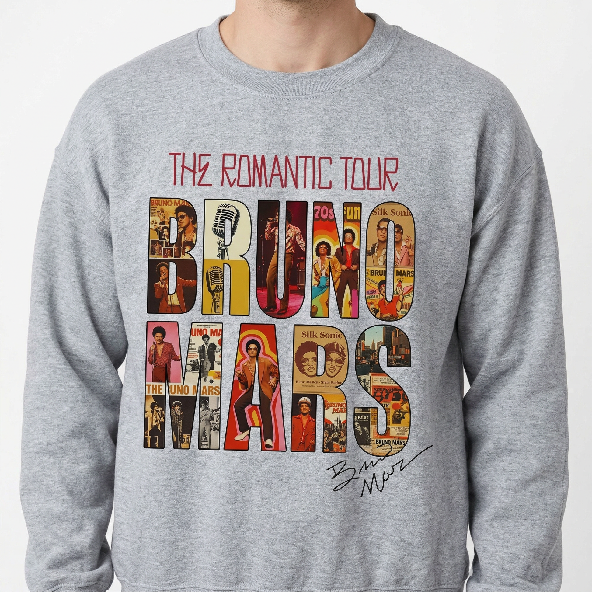 Romantic Bruno Pop Concert T-Shirt – Retro Music Lover Gift Tee