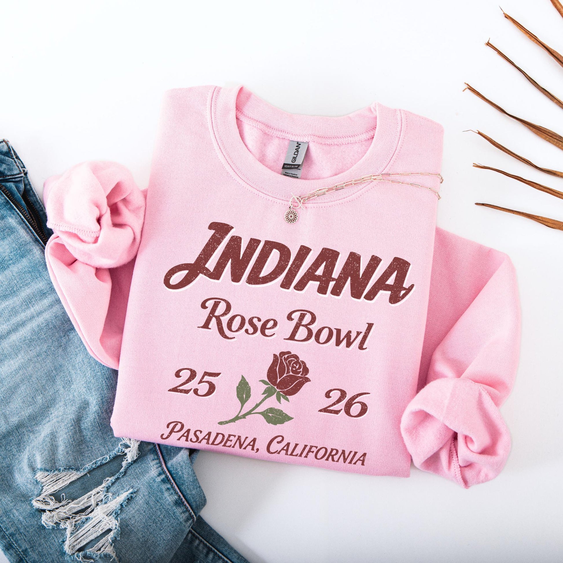 Rose Bowl Inspired Indiana Sweatshirt or T-Shirt – College Football Fan Apparel