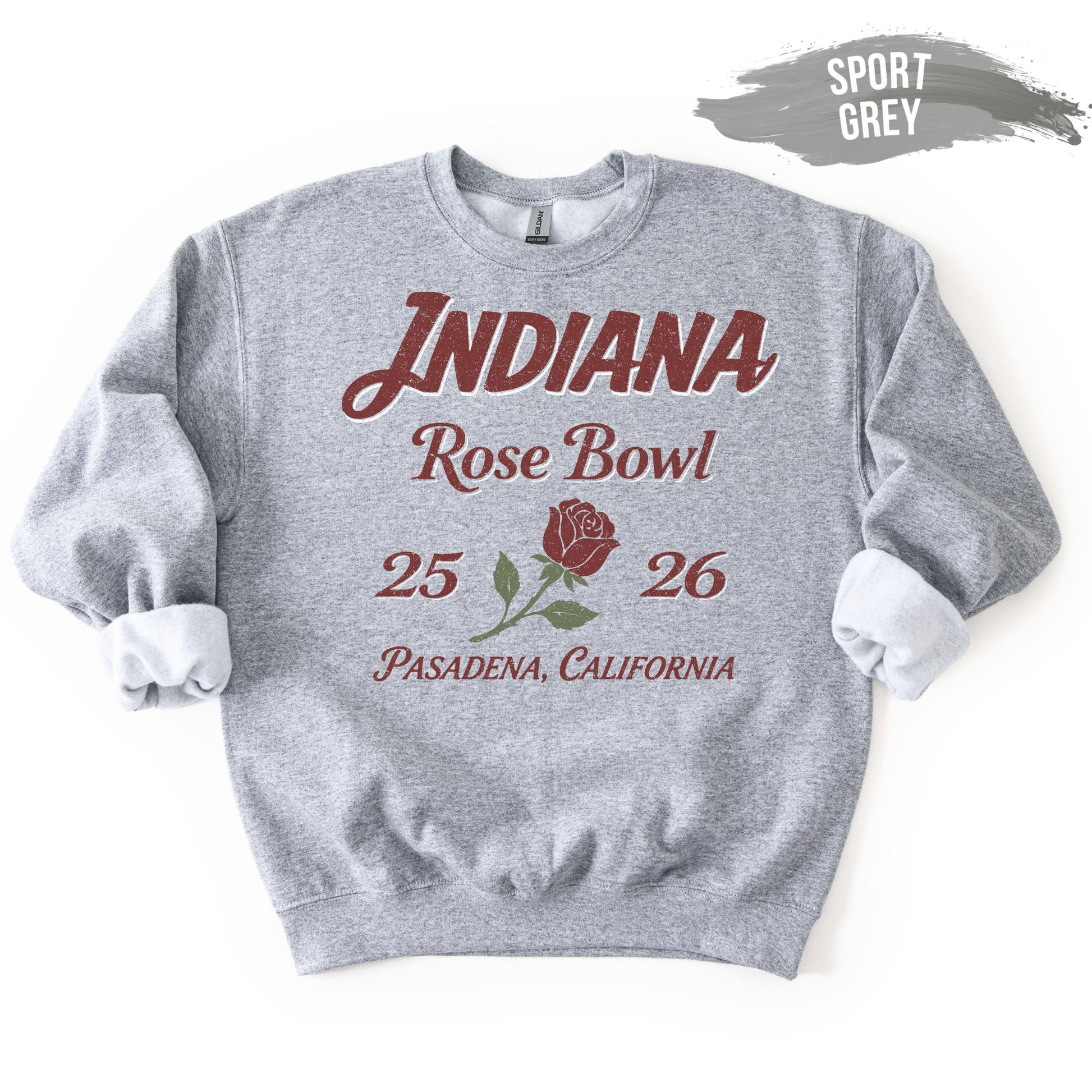 Rose Bowl Inspired Indiana Sweatshirt or T-Shirt – College Football Fan Apparel