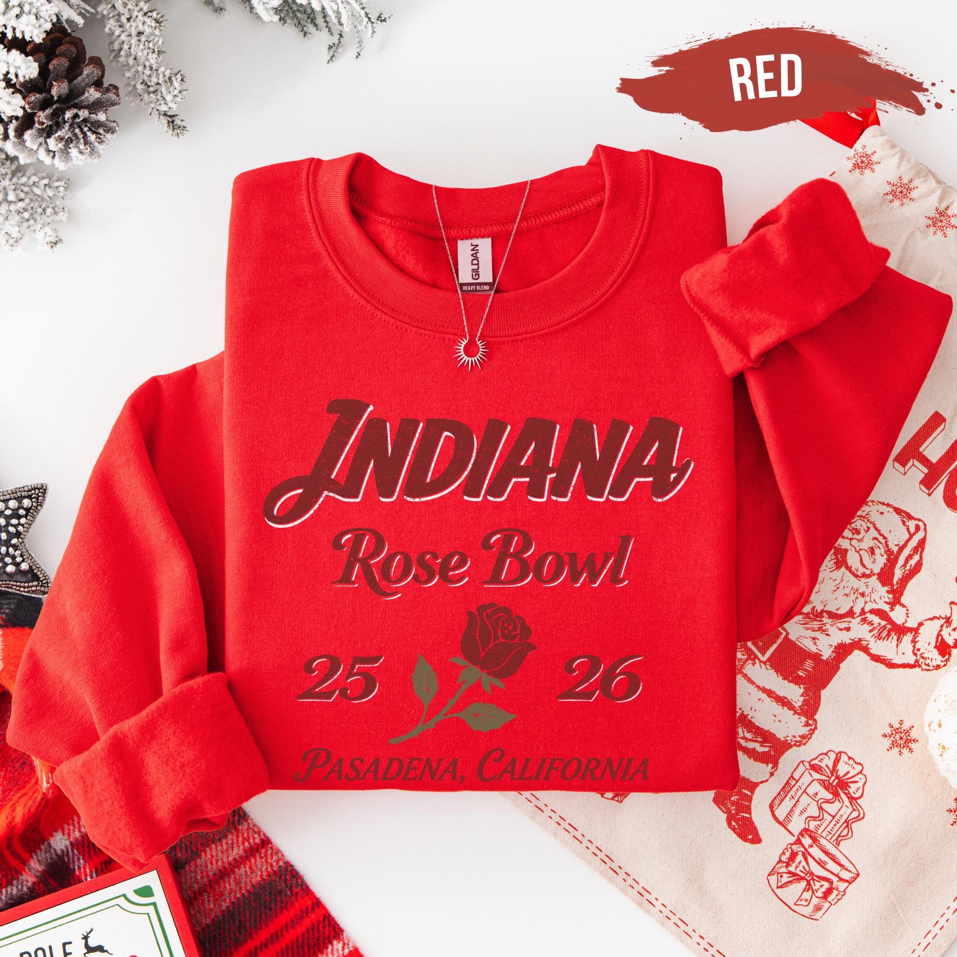 Rose Bowl Inspired Indiana Sweatshirt or T-Shirt – College Football Fan Apparel