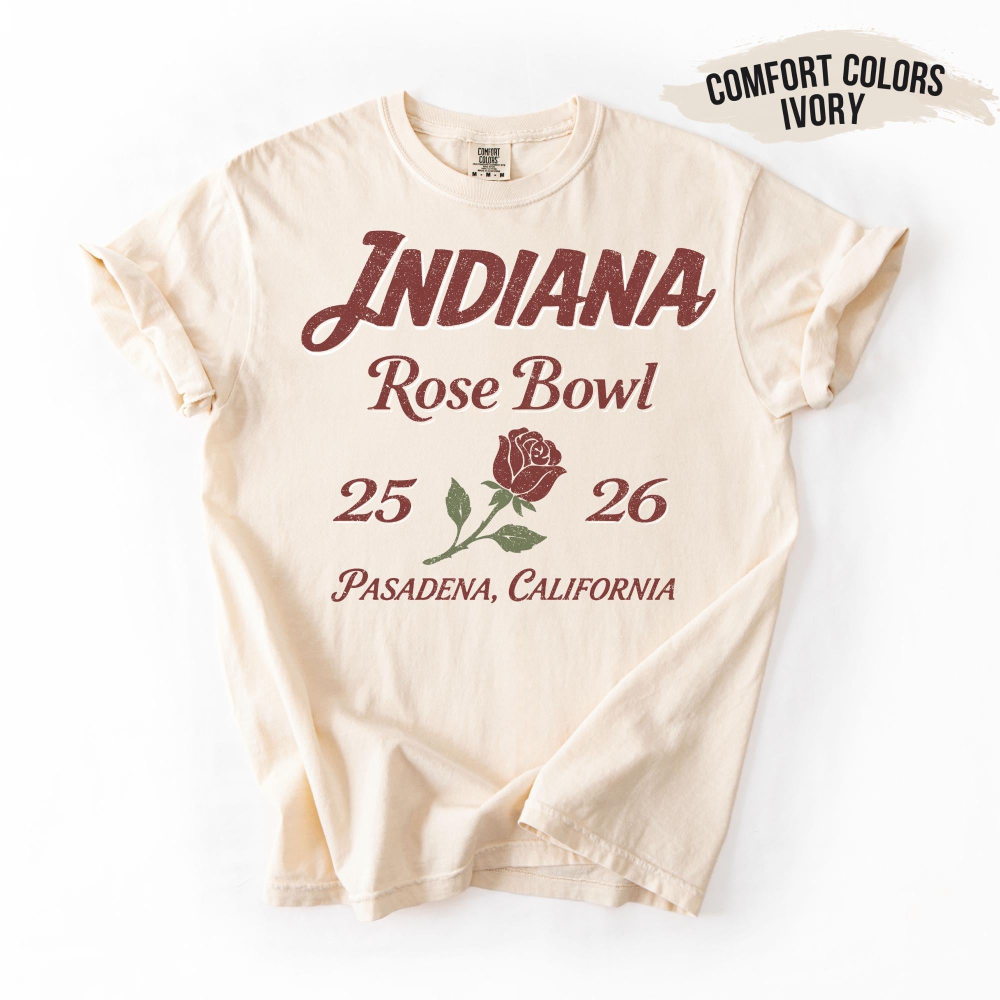 Rose Bowl Inspired Indiana Sweatshirt or T-Shirt – College Football Fan Apparel