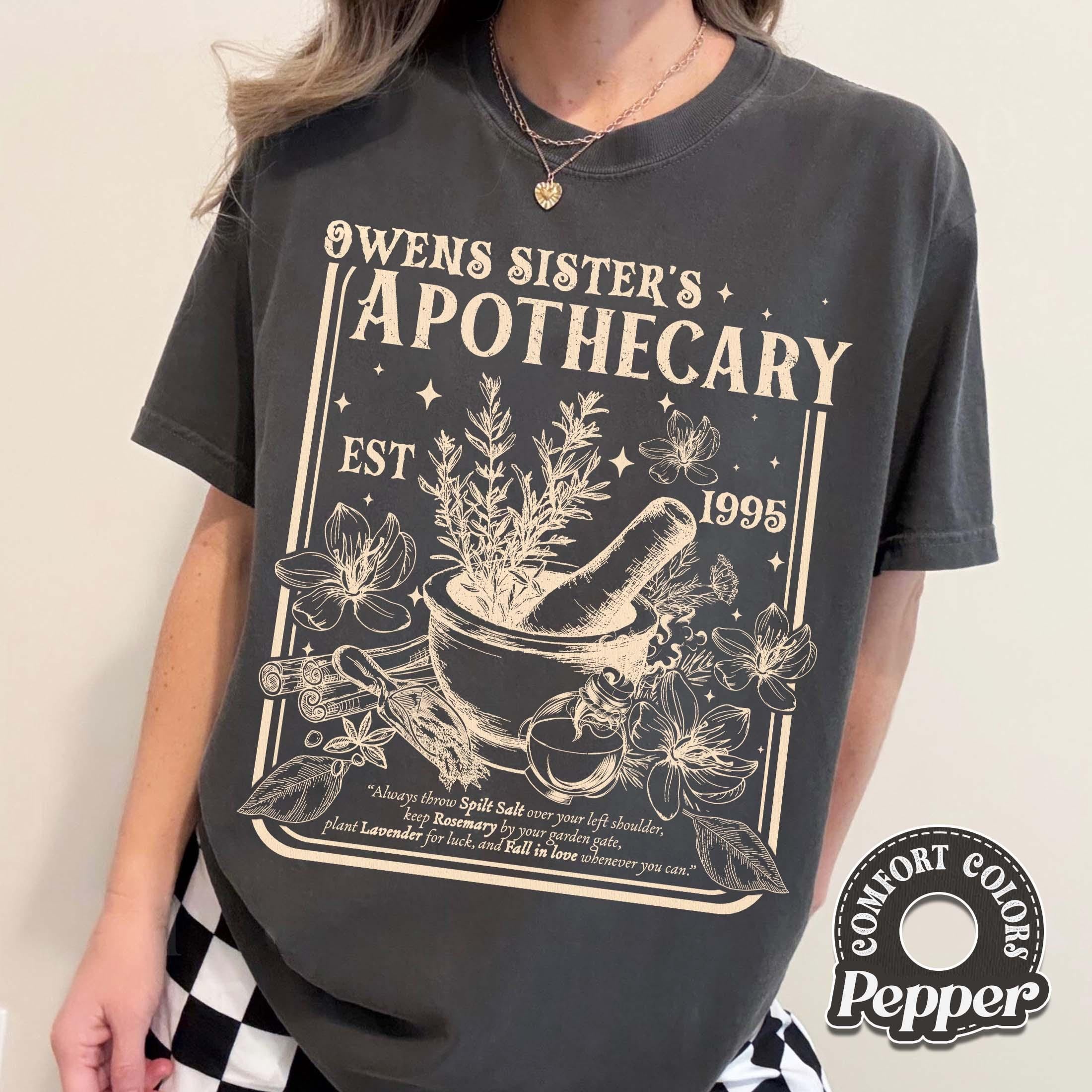 Witchy Magic Spell Shirt – Salt Rosemary Lavender Love Tee – Cozy Fall Halloween Shirt