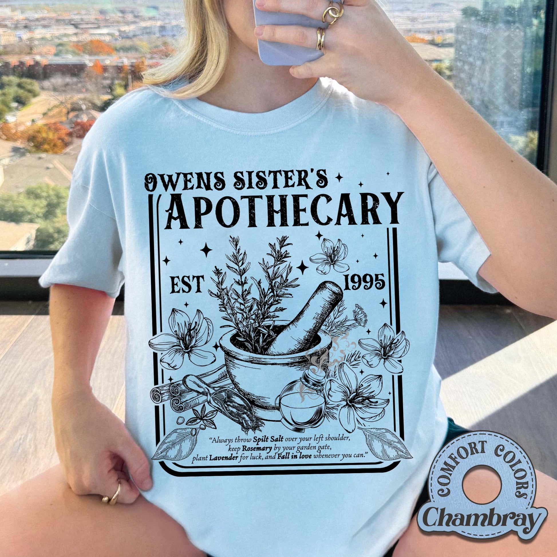 Witchy Magic Spell Shirt – Salt Rosemary Lavender Love Tee – Cozy Fall Halloween Shirt