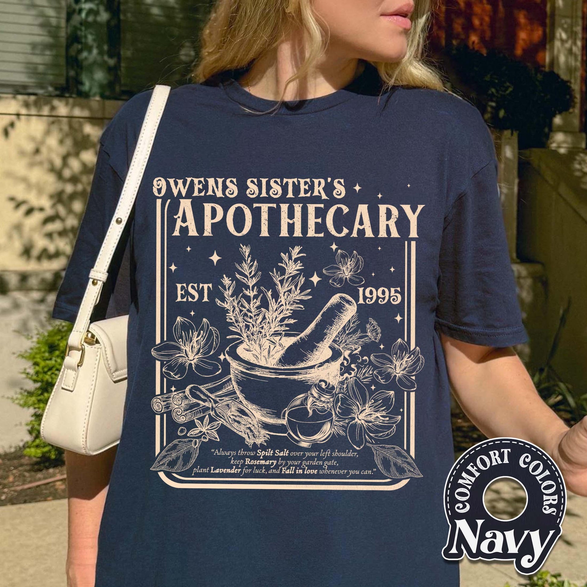 Witchy Magic Spell Shirt – Salt Rosemary Lavender Love Tee – Cozy Fall Halloween Shirt