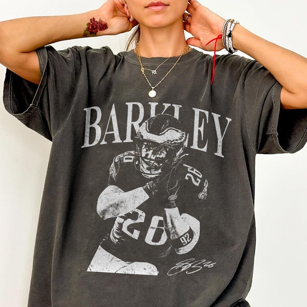 Saquon Barkley Vintage T-Shirt – Philadelphia Football Retro Game Day Tee