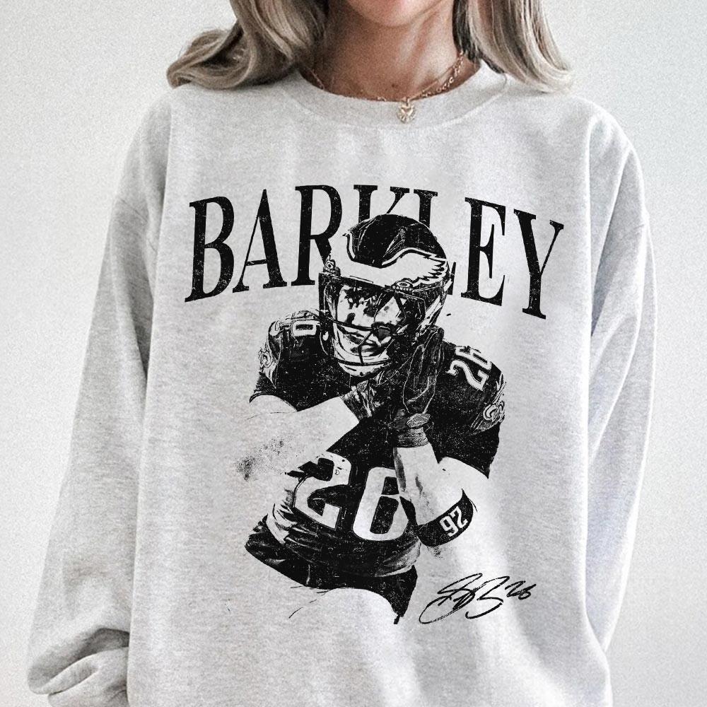 Saquon Barkley Vintage T-Shirt – Philadelphia Football Retro Game Day Tee