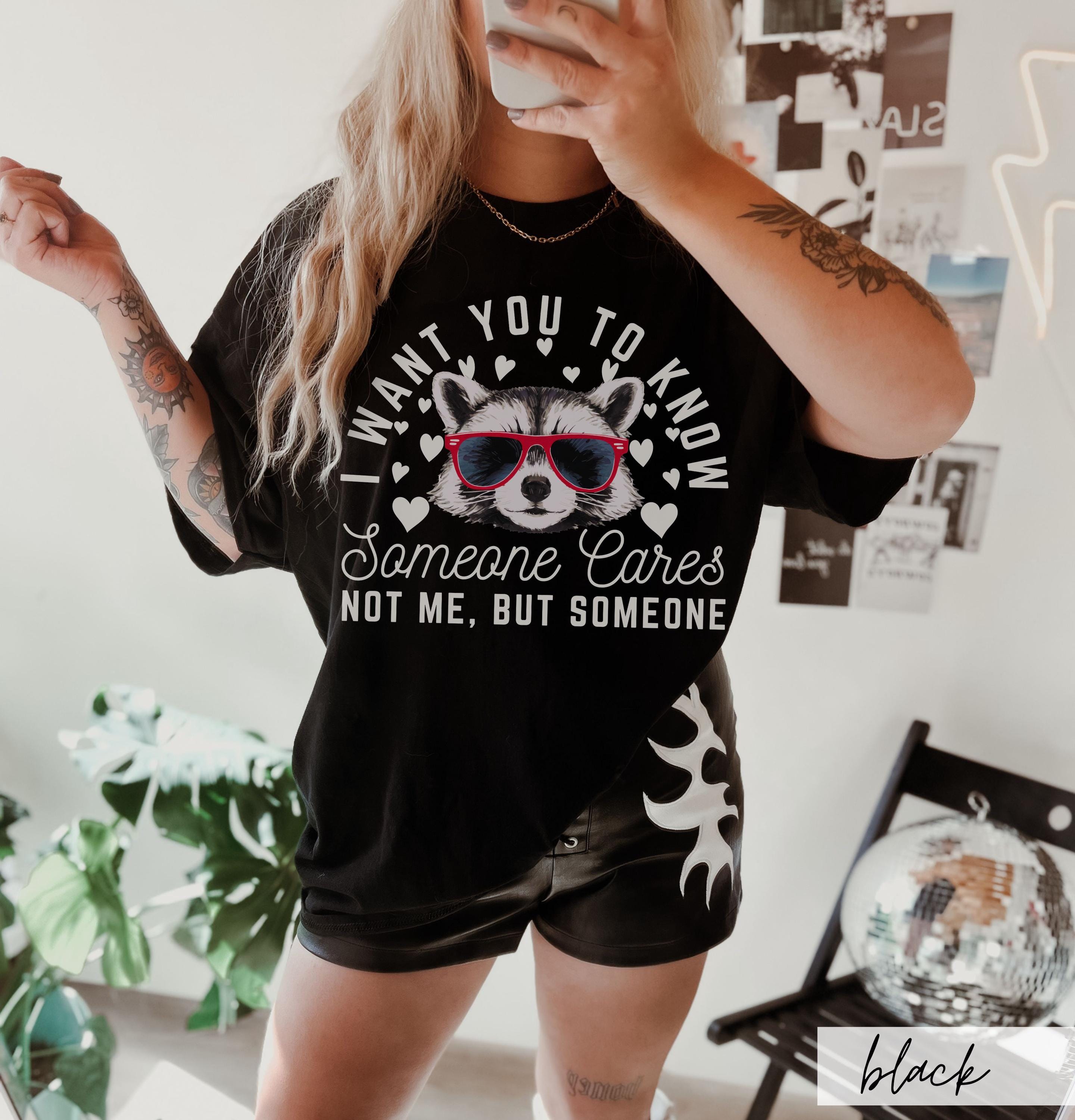 Sarcastic Raccoon Valentine’s Day T-Shirt – Funny Love Graphic Tee