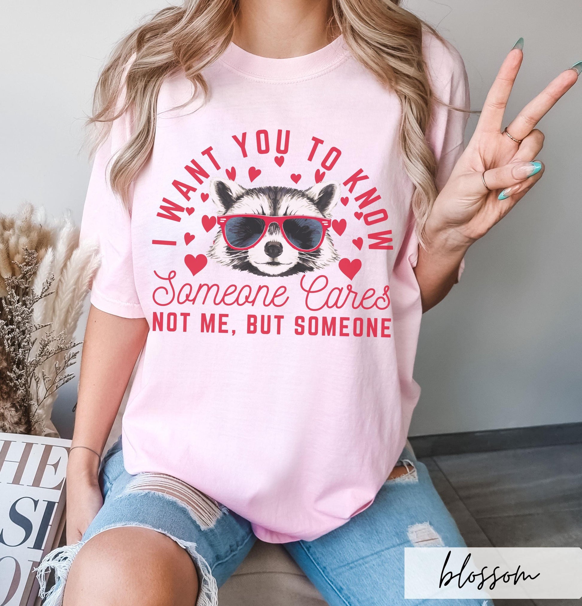Sarcastic Raccoon Valentine’s Day T-Shirt – Funny Love Graphic Tee