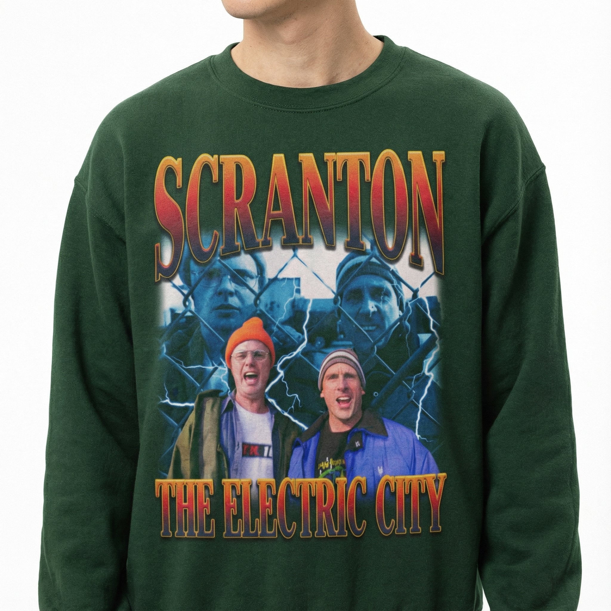 Scranton The Electric City T-Shirt – Retro Pennsylvania City Slogan Graphic Tee