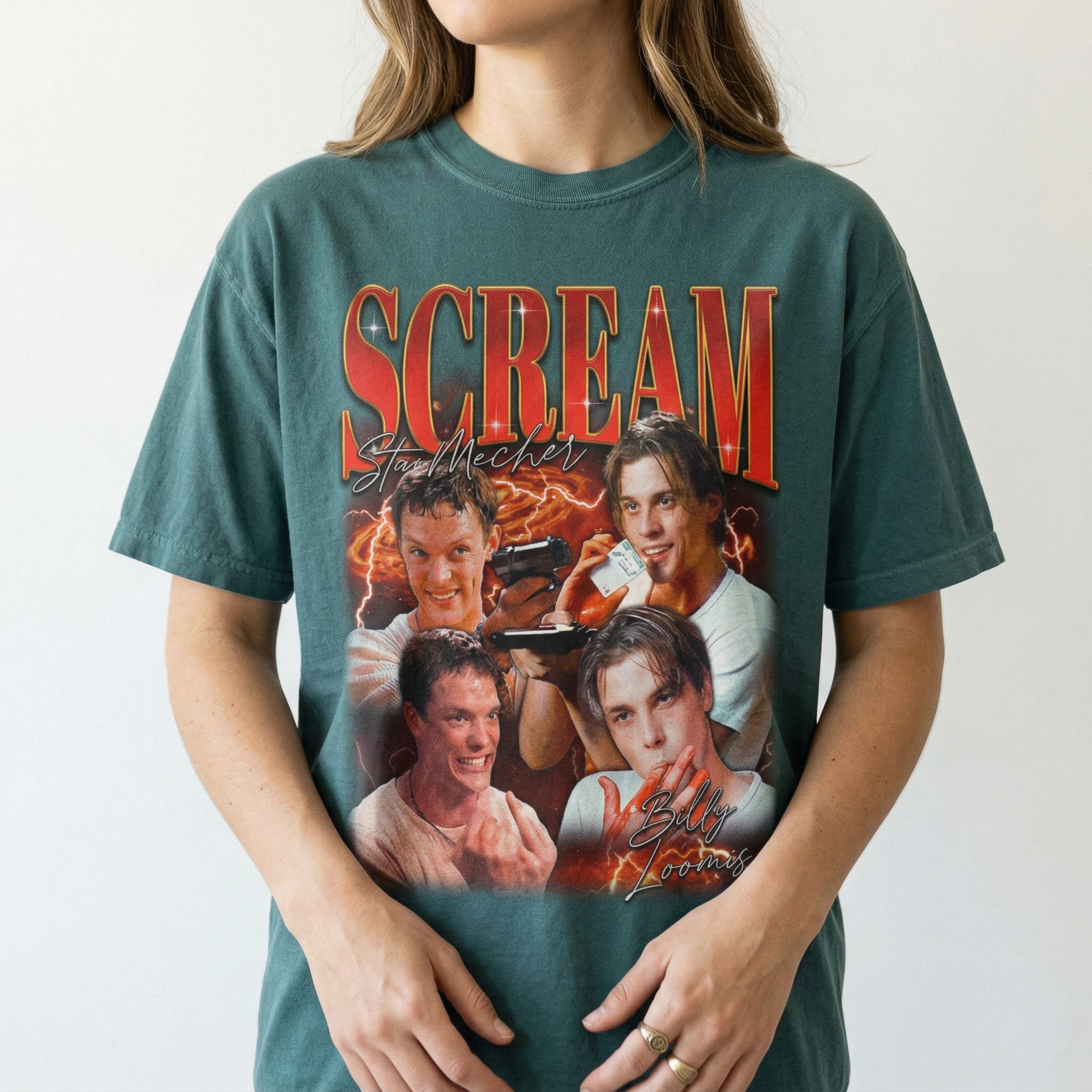 Scream Movie Billy & Stu T-Shirt – Horror Film Graphic Tee