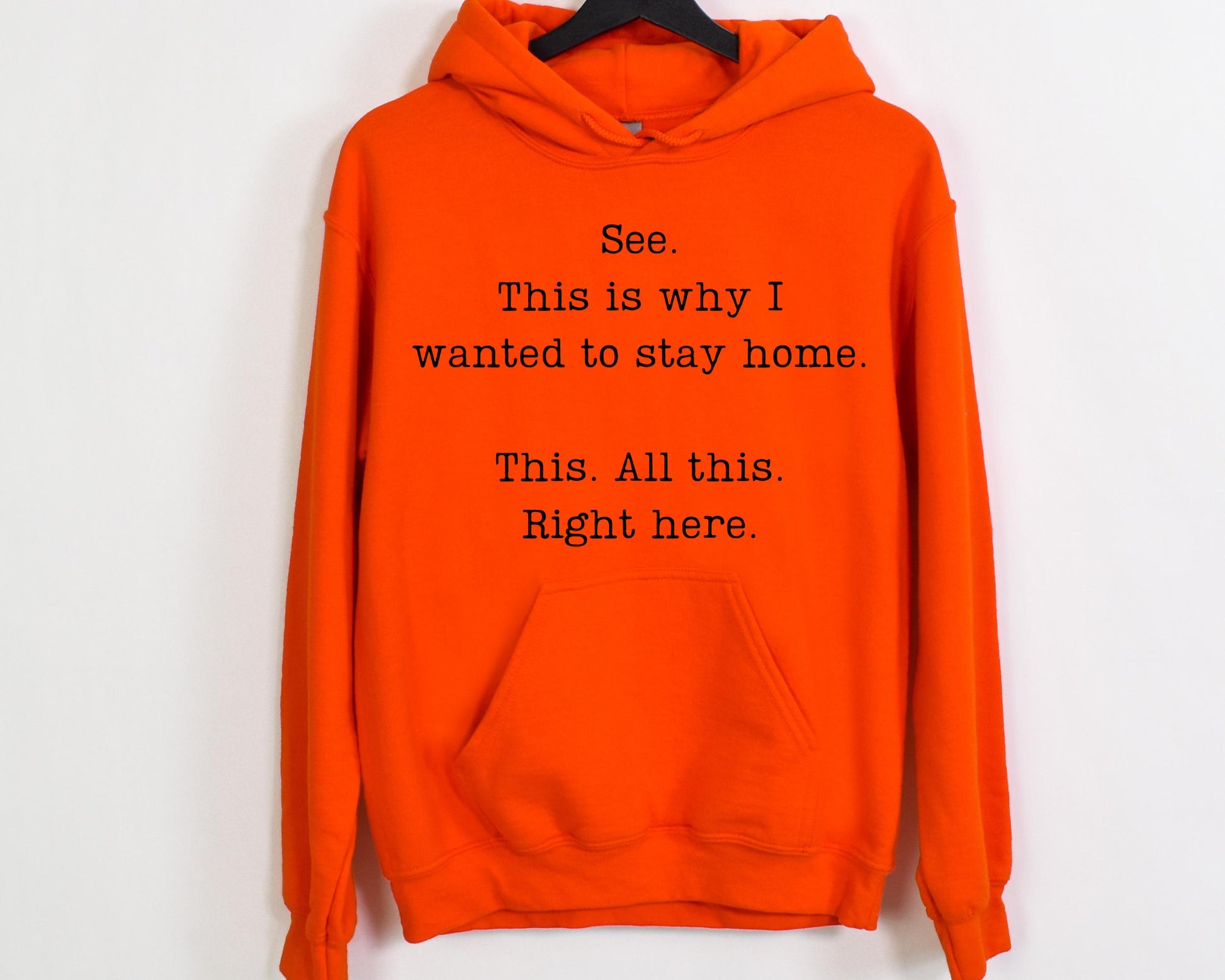 See This Is Why I Wanted to Stay Home Sweatshirt – Funny Sarcastic Saying Hoodie – Humorous Attitude Sweatshirt