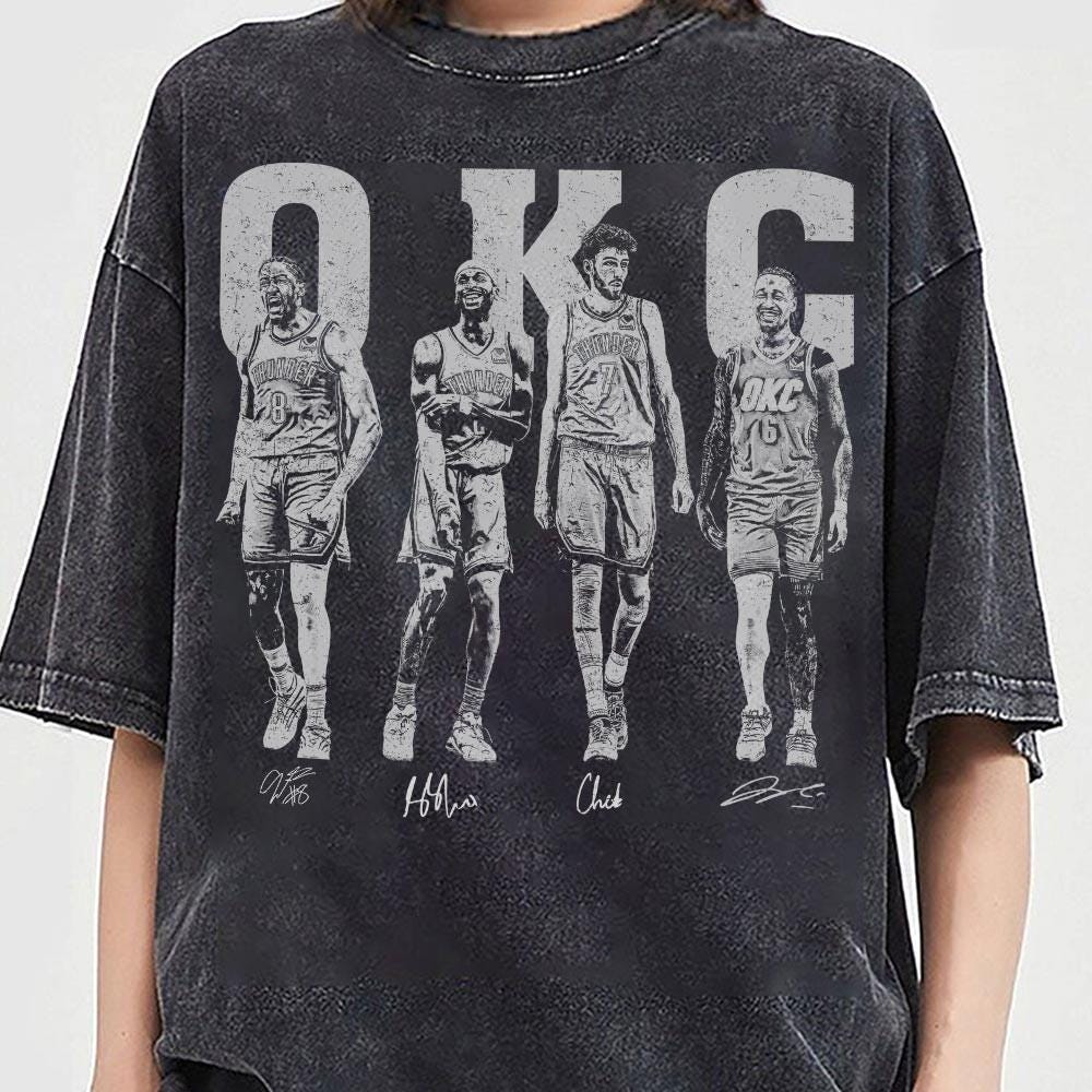 Shai Gilgeous-Alexander Vintage Tee – Holmgren & Williams Basketball Shirt