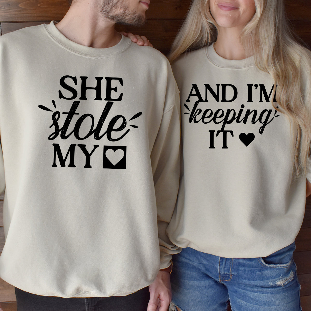 She Stole My Heart I'm Keeping It Matching Hoodies For Couples