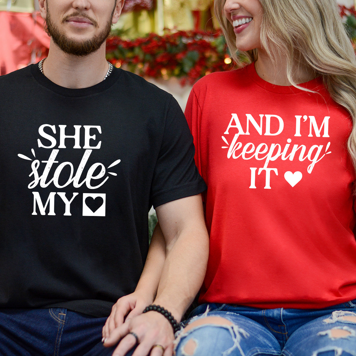 She Stole My Heart I'm Keeping It Matching T-Shirts For Couples