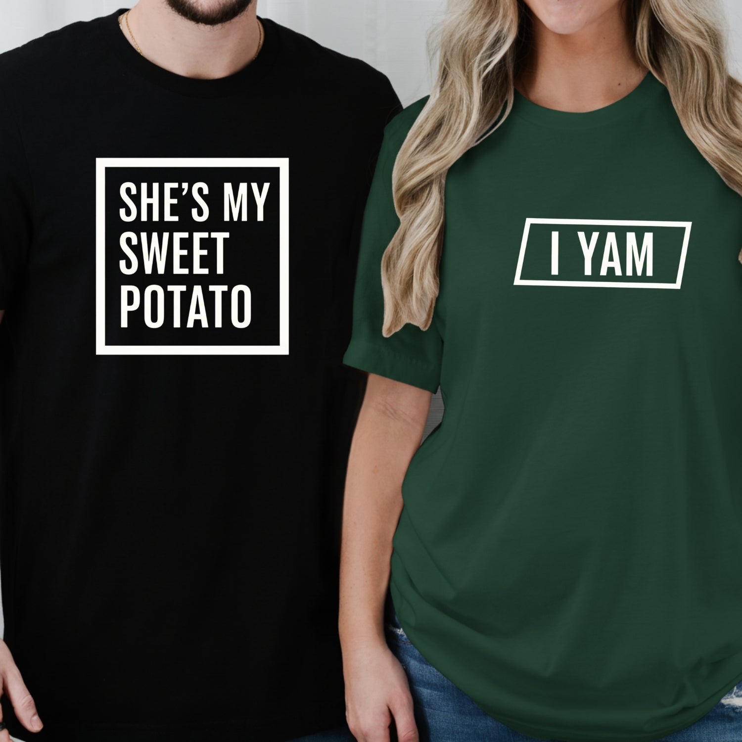 She's My Sweat Potato I Yam Matching T-Shirts For Couples