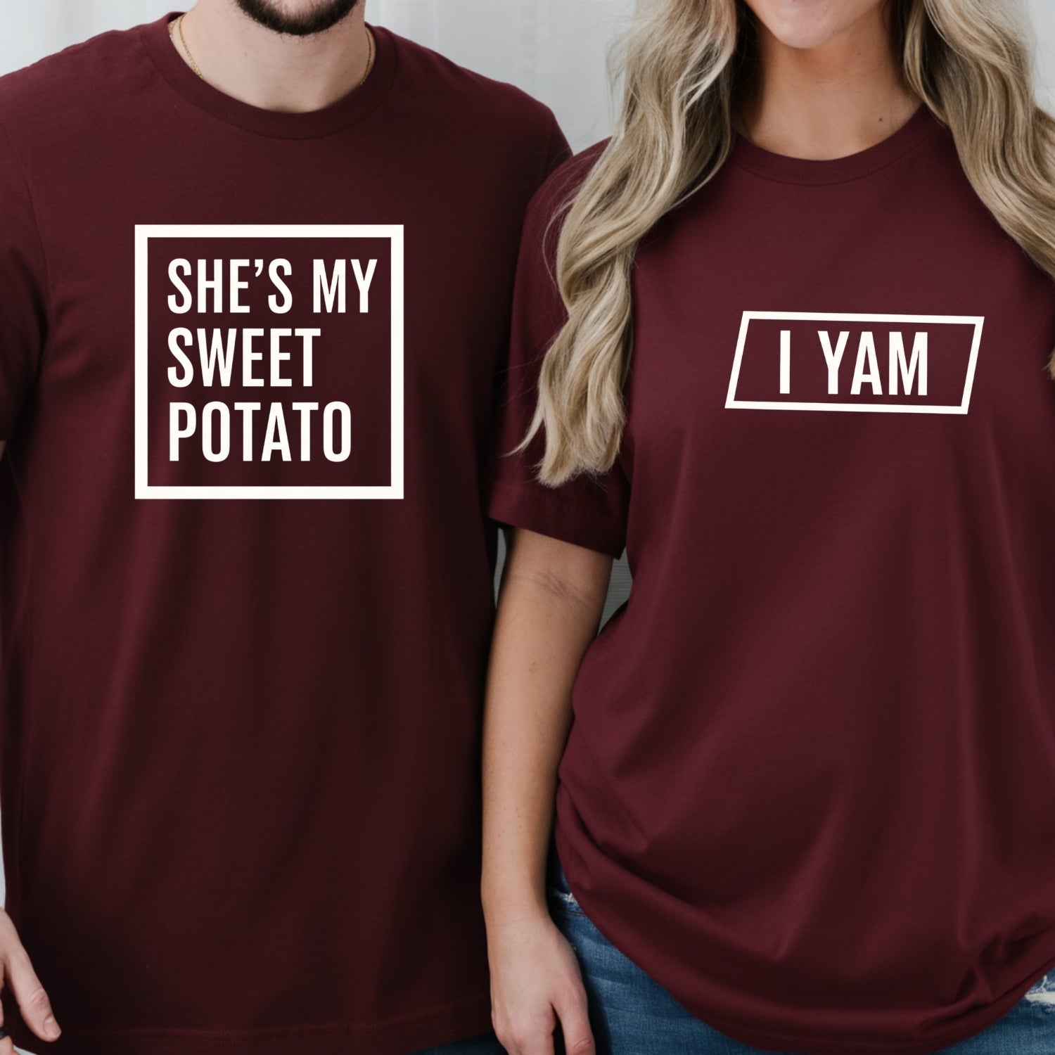 She's My Sweat Potato I Yam Matching T-Shirts For Couples