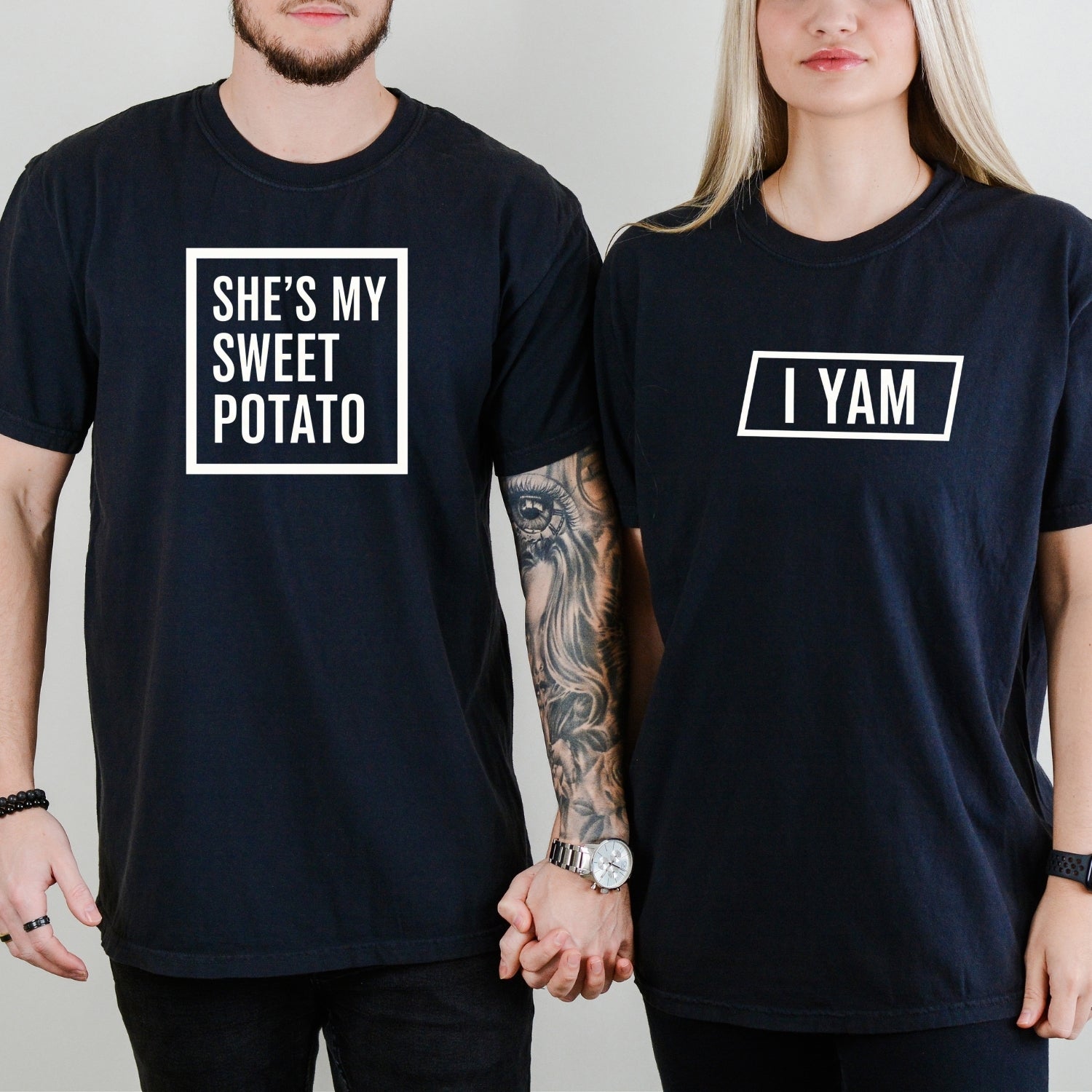 She's My Sweat Potato I Yam Matching T-Shirts For Couples