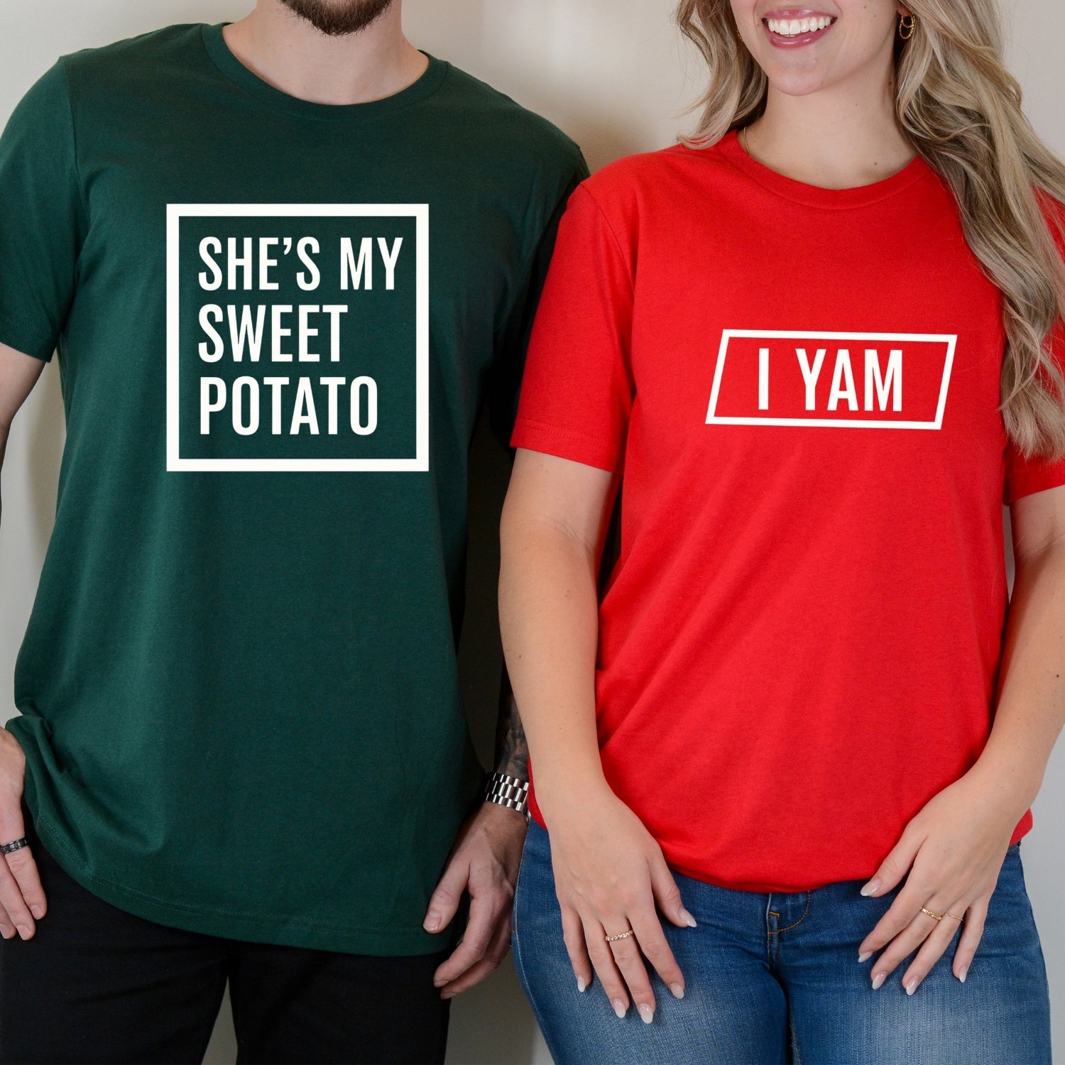 She's My Sweat Potato I Yam Matching T-Shirts For Couples