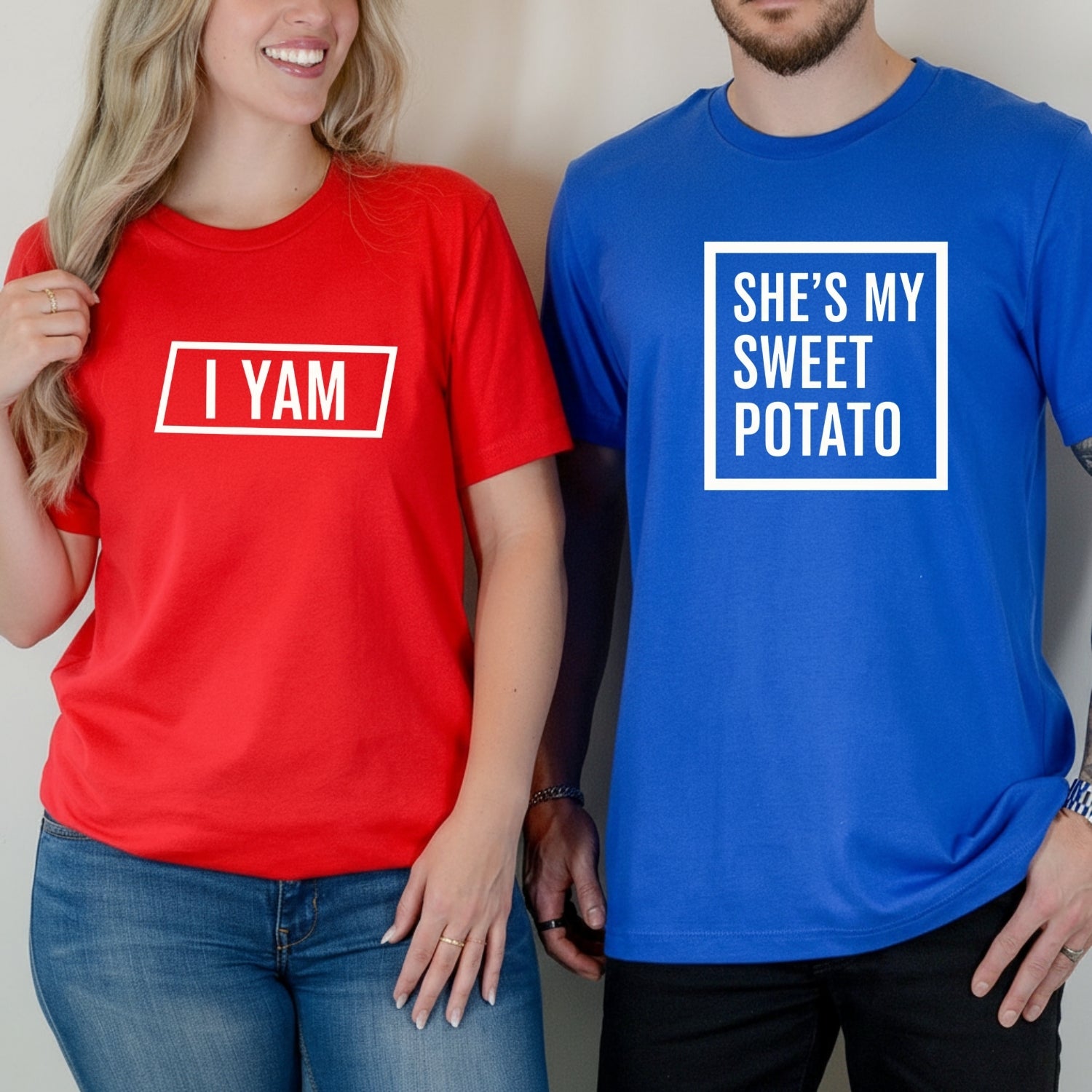 She's My Sweat Potato I Yam Matching T-Shirts For Couples