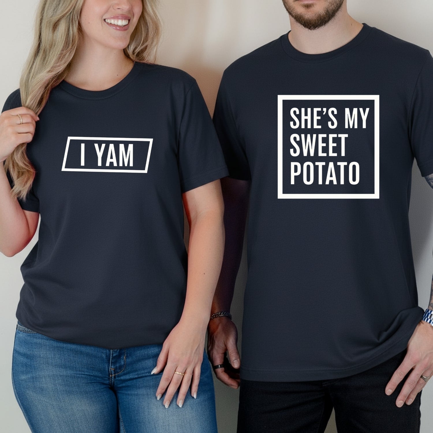 She's My Sweat Potato I Yam Matching T-Shirts For Couples