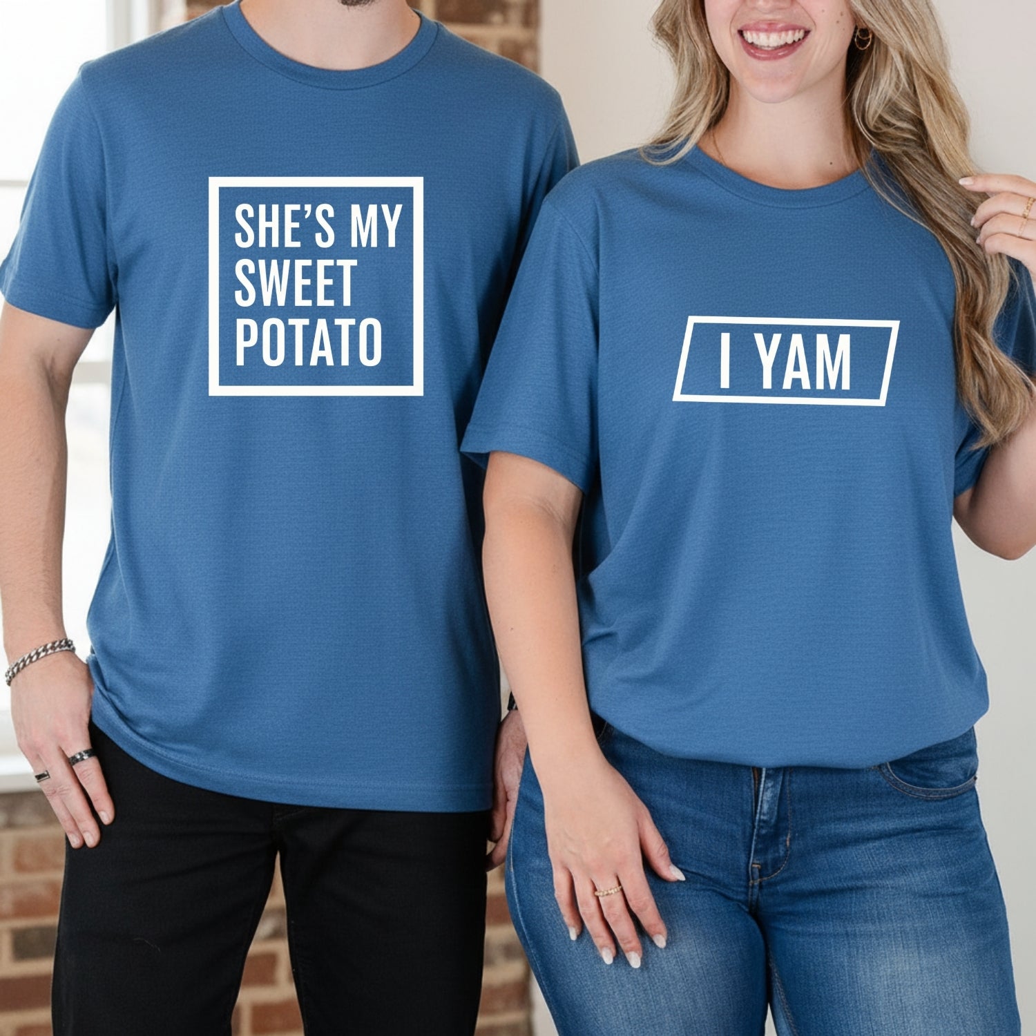 She's My Sweat Potato I Yam Matching T-Shirts For Couples