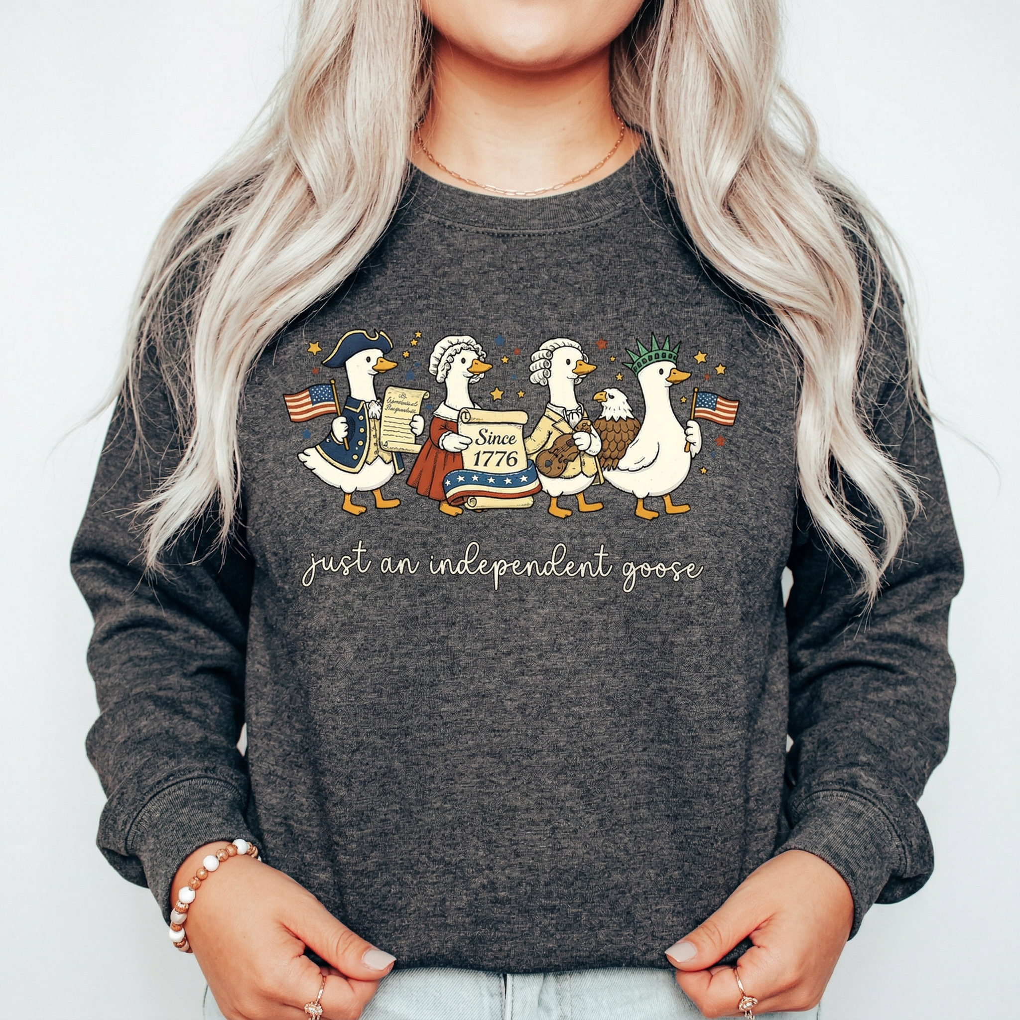 Silly Goose 4th of July T-Shirt – Funny USA Patriotic Graphic Tee