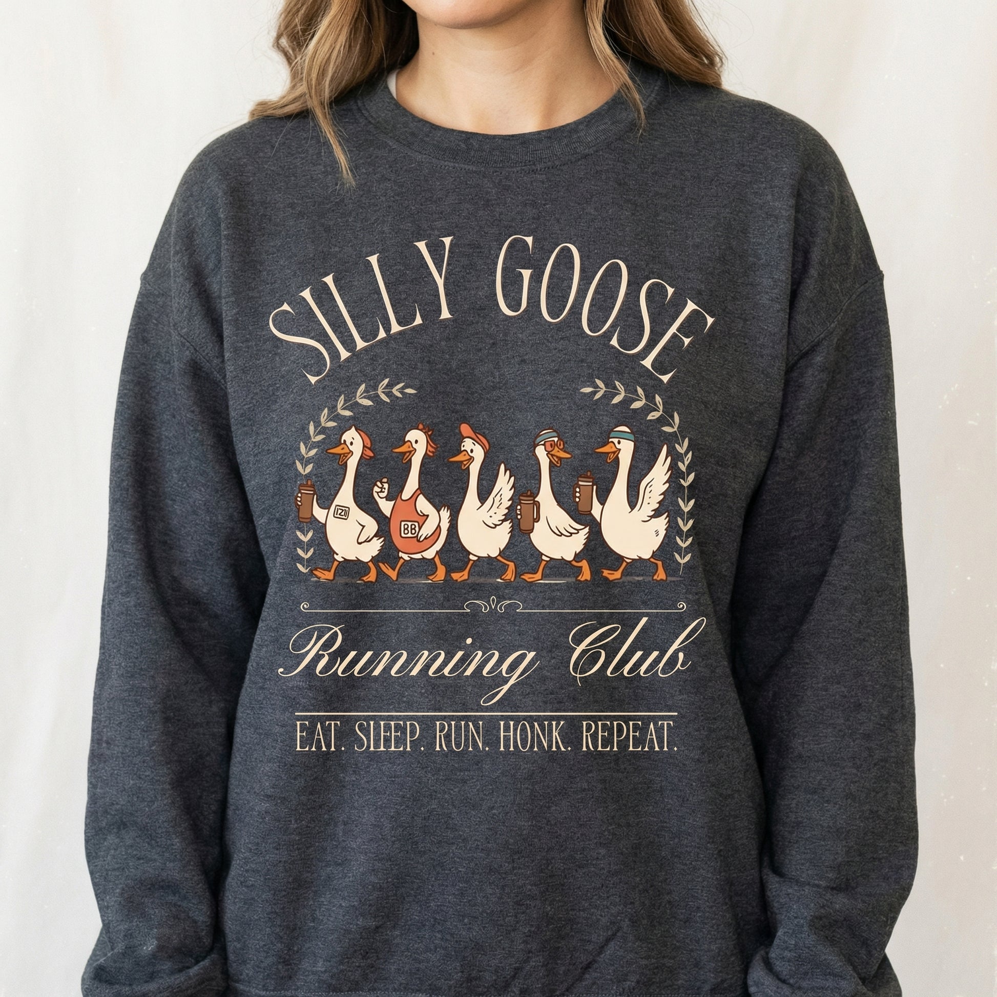 Silly Goose Runner T-Shirt – Funny Running Club Graphic Tee