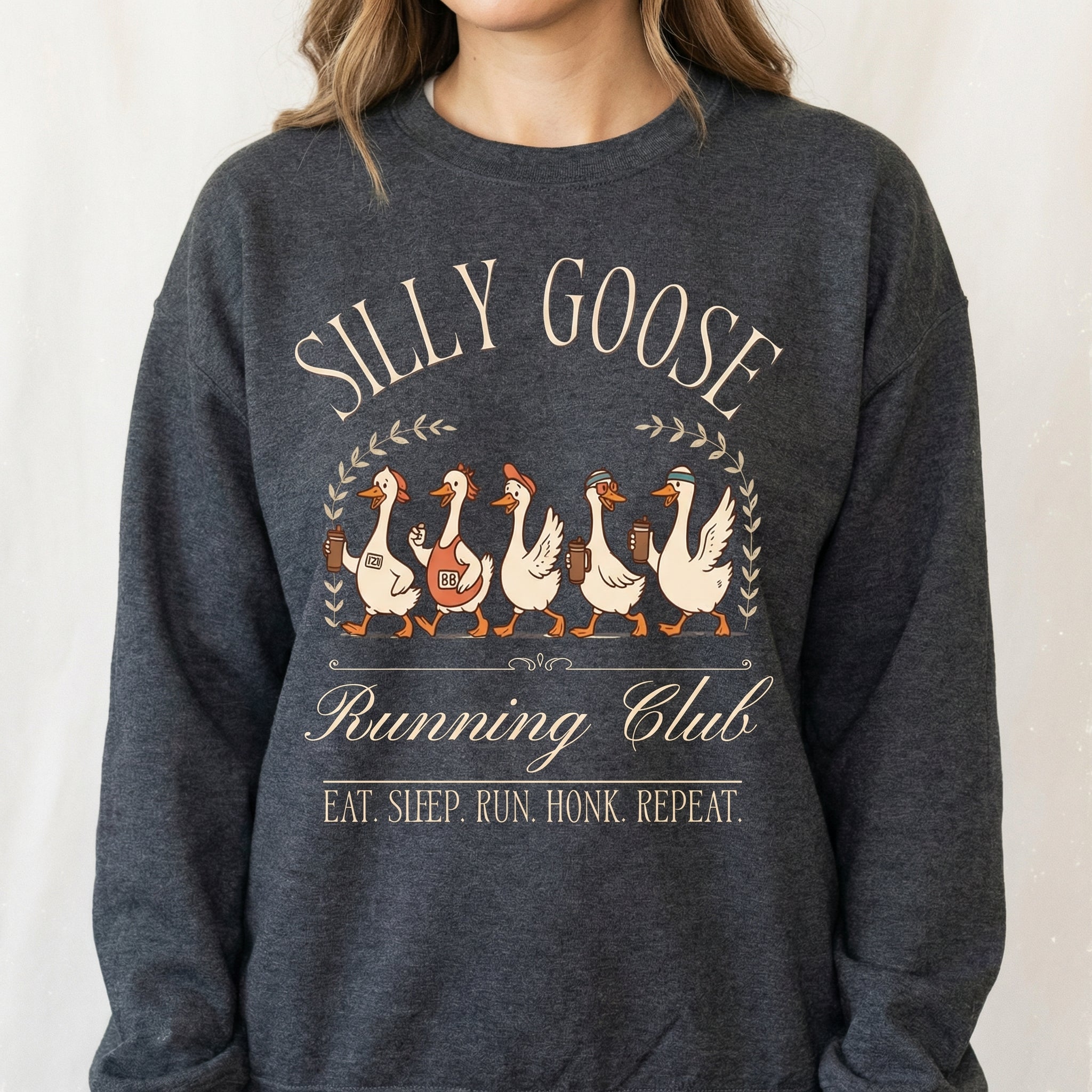 Silly Goose Runner T-Shirt – Funny Running Club Graphic Tee