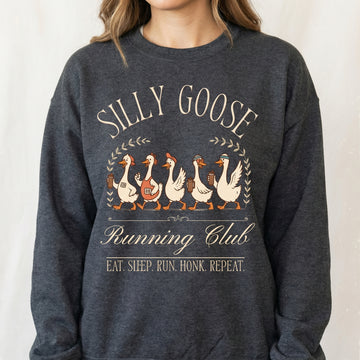 Silly Goose Runner T-Shirt – Funny Running Club Graphic Tee