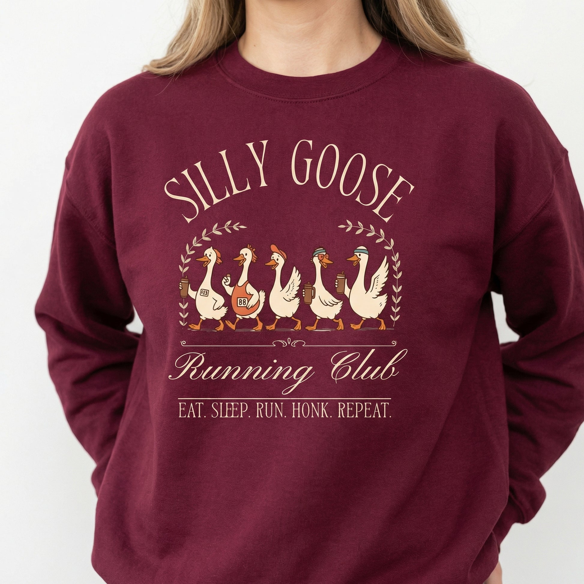 Silly Goose Runner T-Shirt – Funny Running Club Graphic Tee
