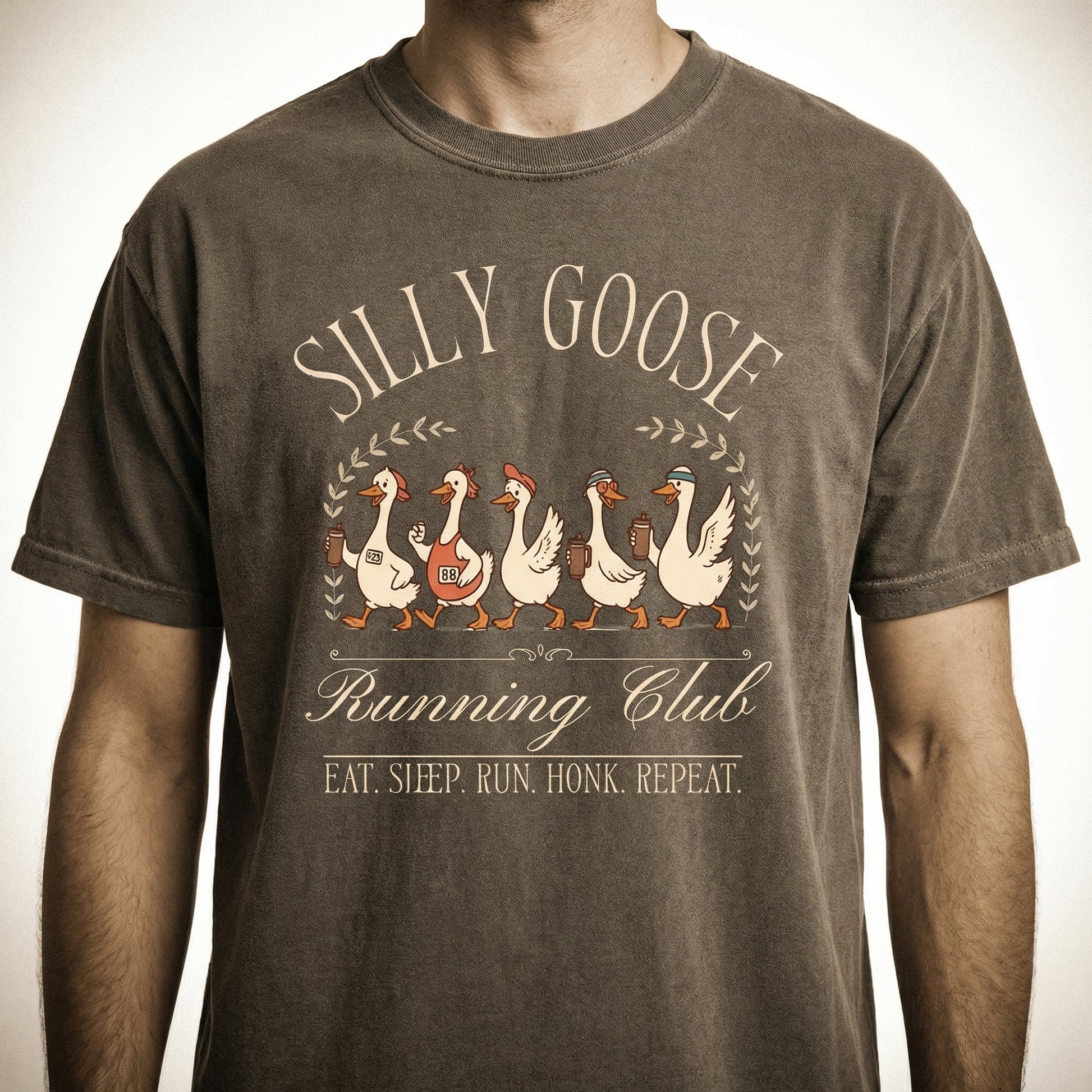 Silly Goose Runner T-Shirt – Funny Running Club Graphic Tee