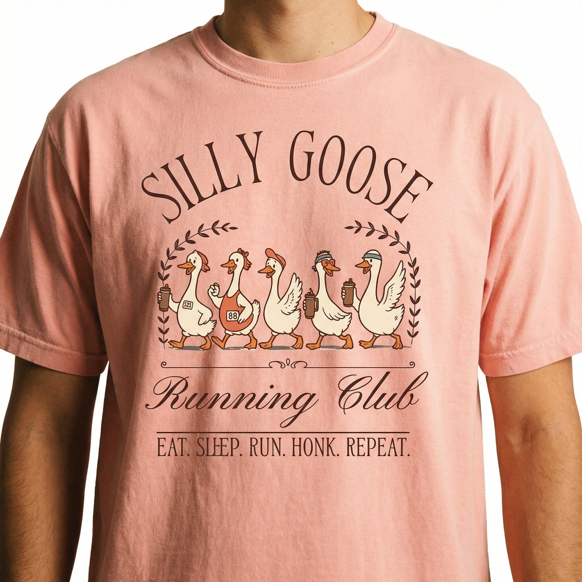 Silly Goose Runner T-Shirt – Funny Running Club Graphic Tee
