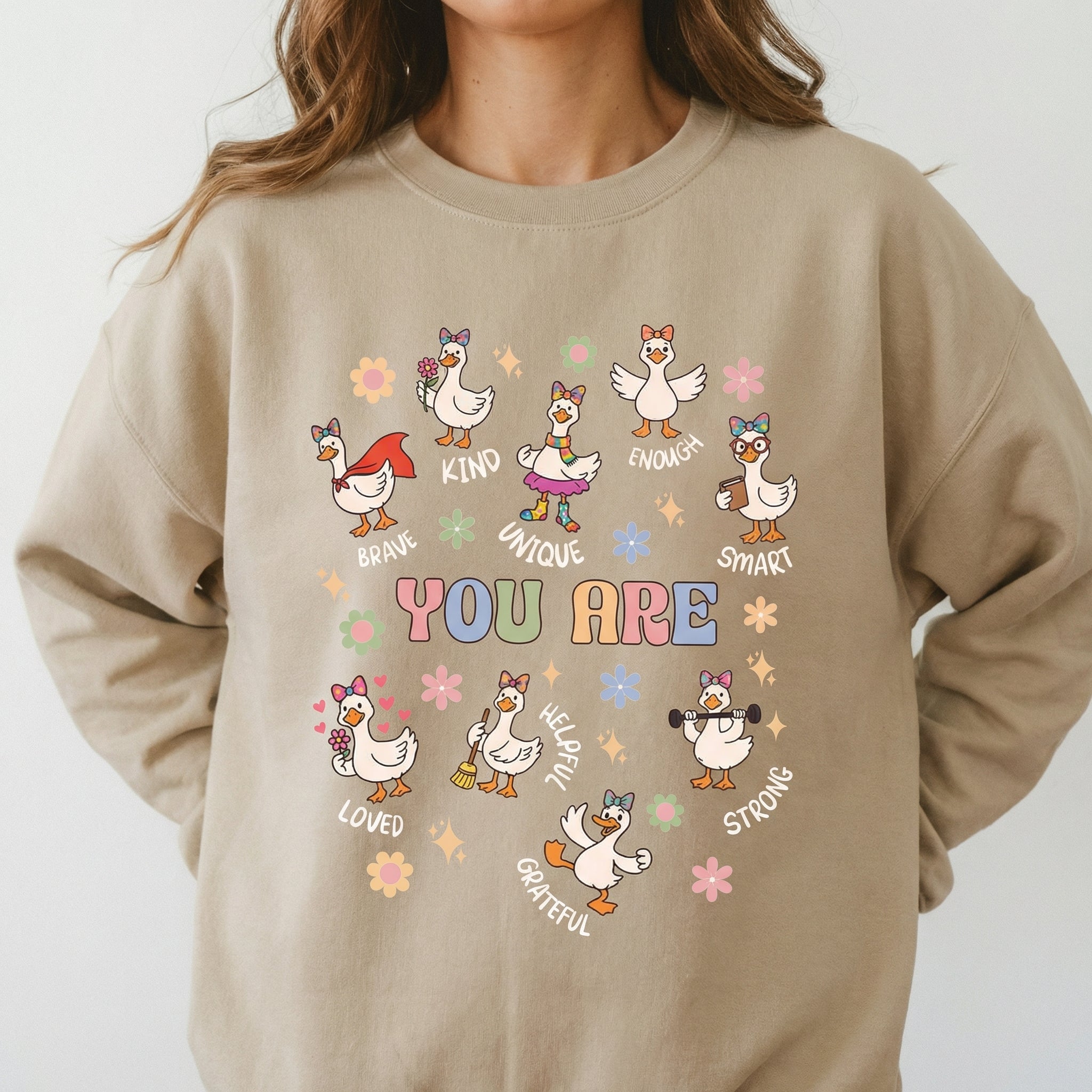 Silly Goose You Are Kind T-Shirt – Teacher Affirmation Graphic Tee – Cute Goose Shirt