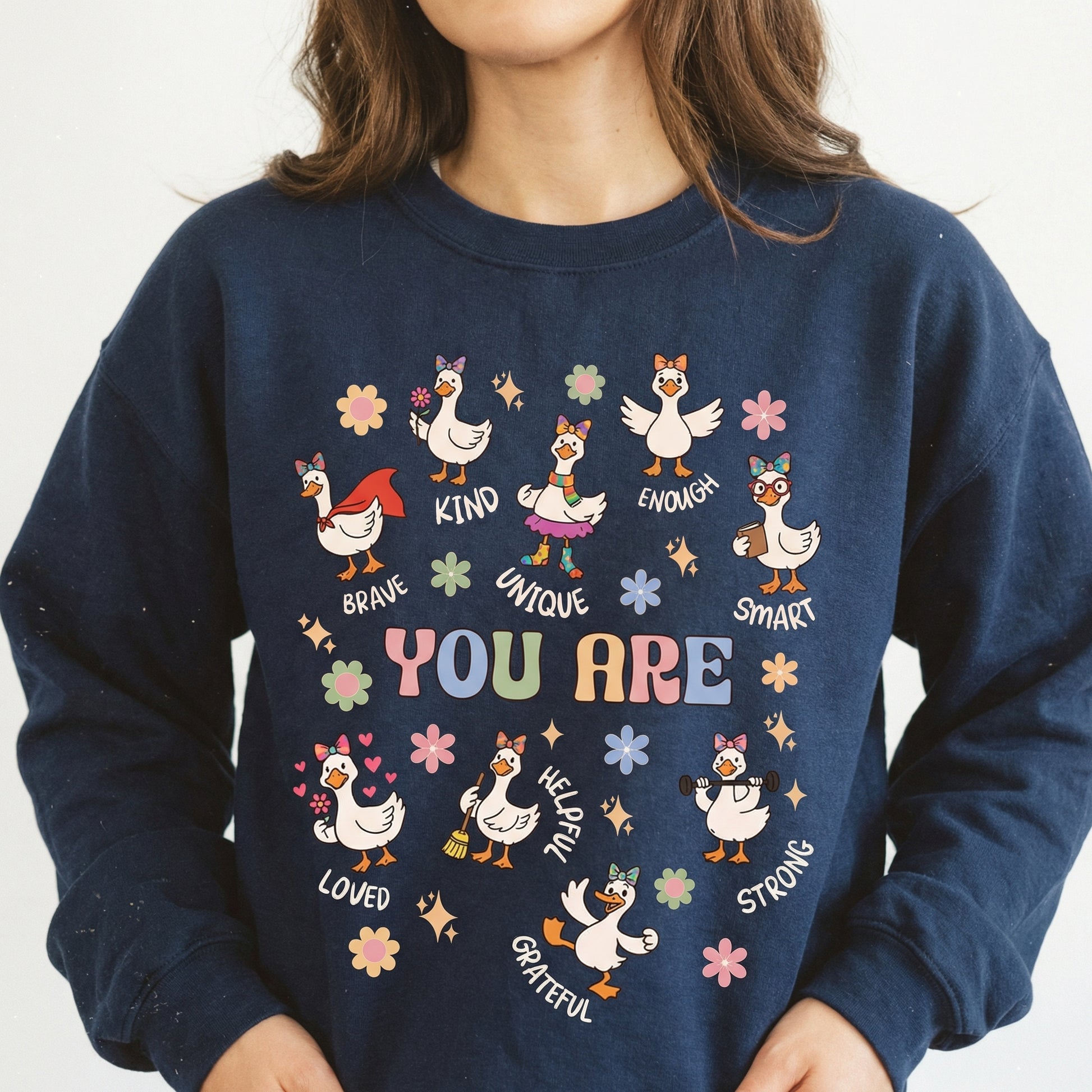 Silly Goose You Are Kind T-Shirt – Teacher Affirmation Graphic Tee – Cute Goose Shirt