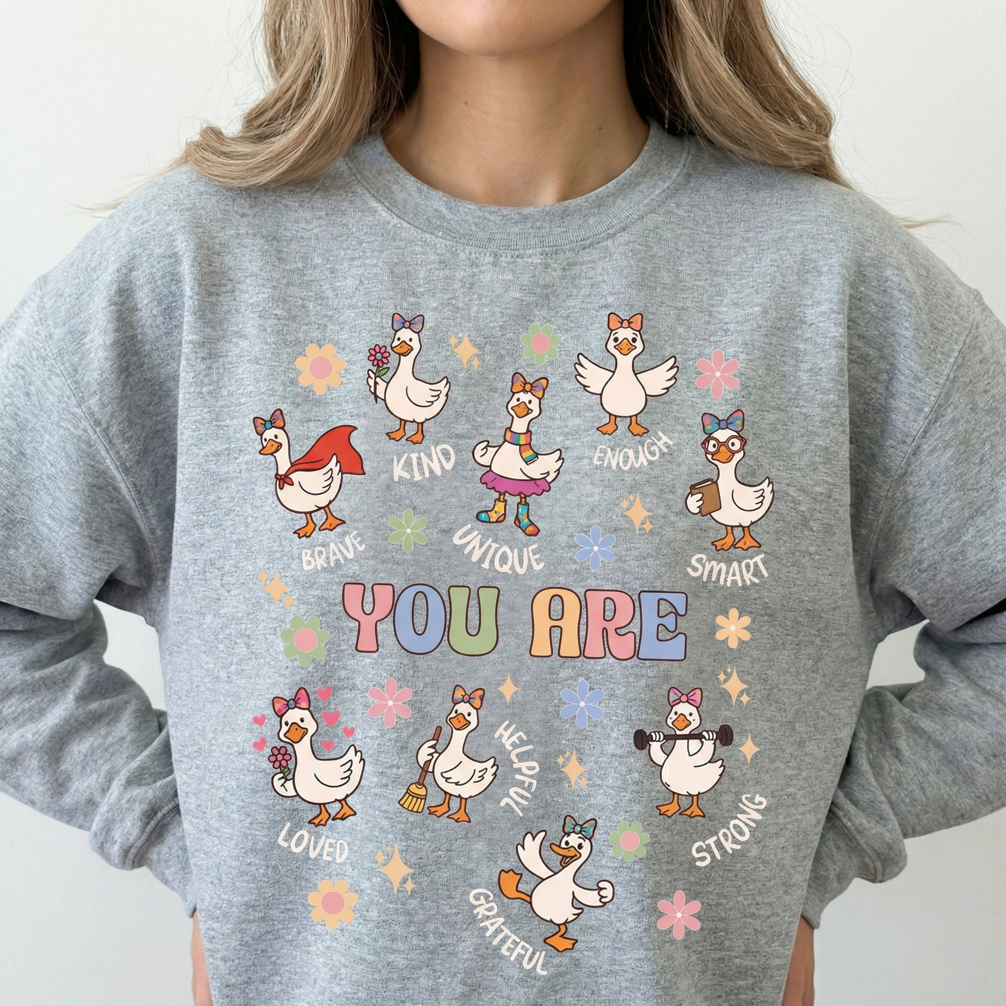 Silly Goose You Are Kind T-Shirt – Teacher Affirmation Graphic Tee – Cute Goose Shirt