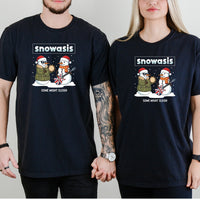 Snowasis Christmas Funny Xmas Music Band Matching T-Shirts For Couples