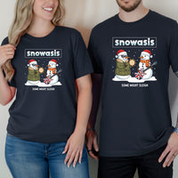 Snowasis Christmas Funny Xmas Music Band Matching T-Shirts For Couples