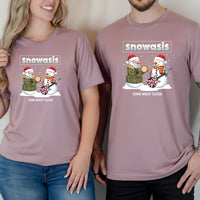 Snowasis Christmas Funny Xmas Music Band Matching T-Shirts For Couples