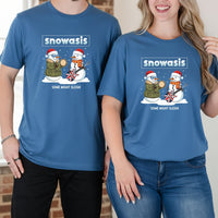 Snowasis Christmas Funny Xmas Music Band Matching T-Shirts For Couples