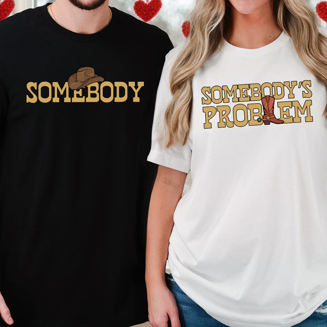 Somebody's Problem Matching T-Shirts For Couples
