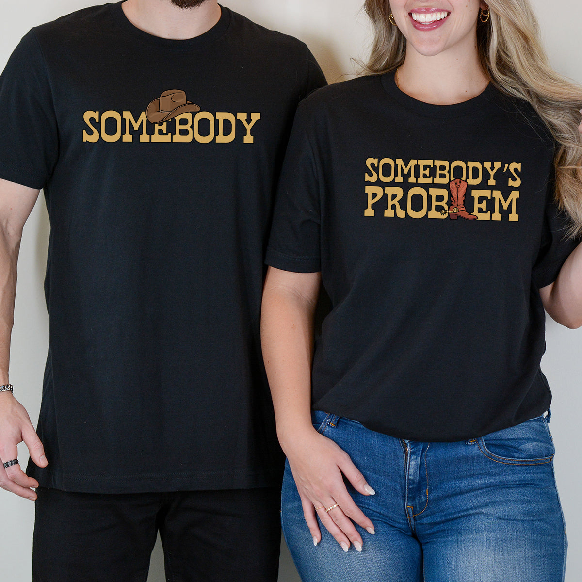 Somebody's Problem Matching T-Shirts For Couples
