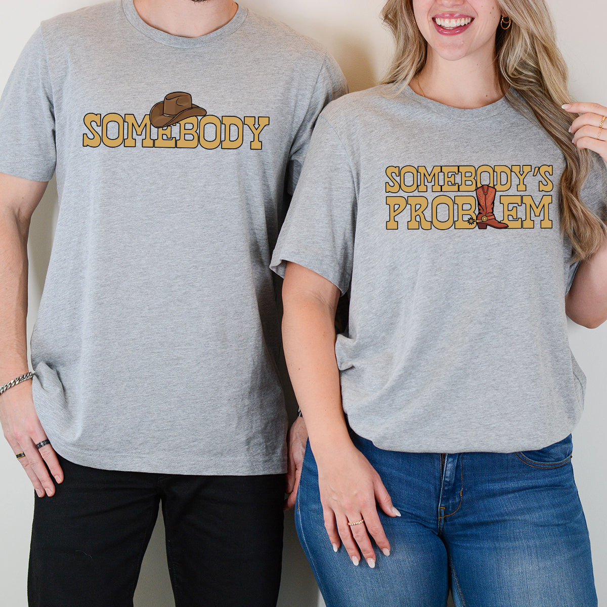 Somebody's Problem Matching T-Shirts For Couples