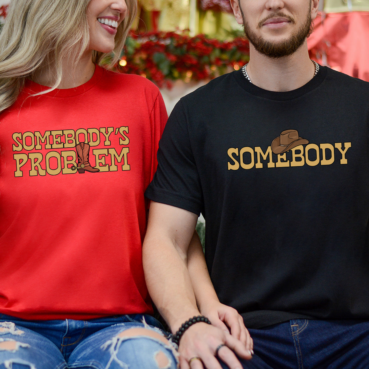 Somebody's Problem Matching T-Shirts For Couples