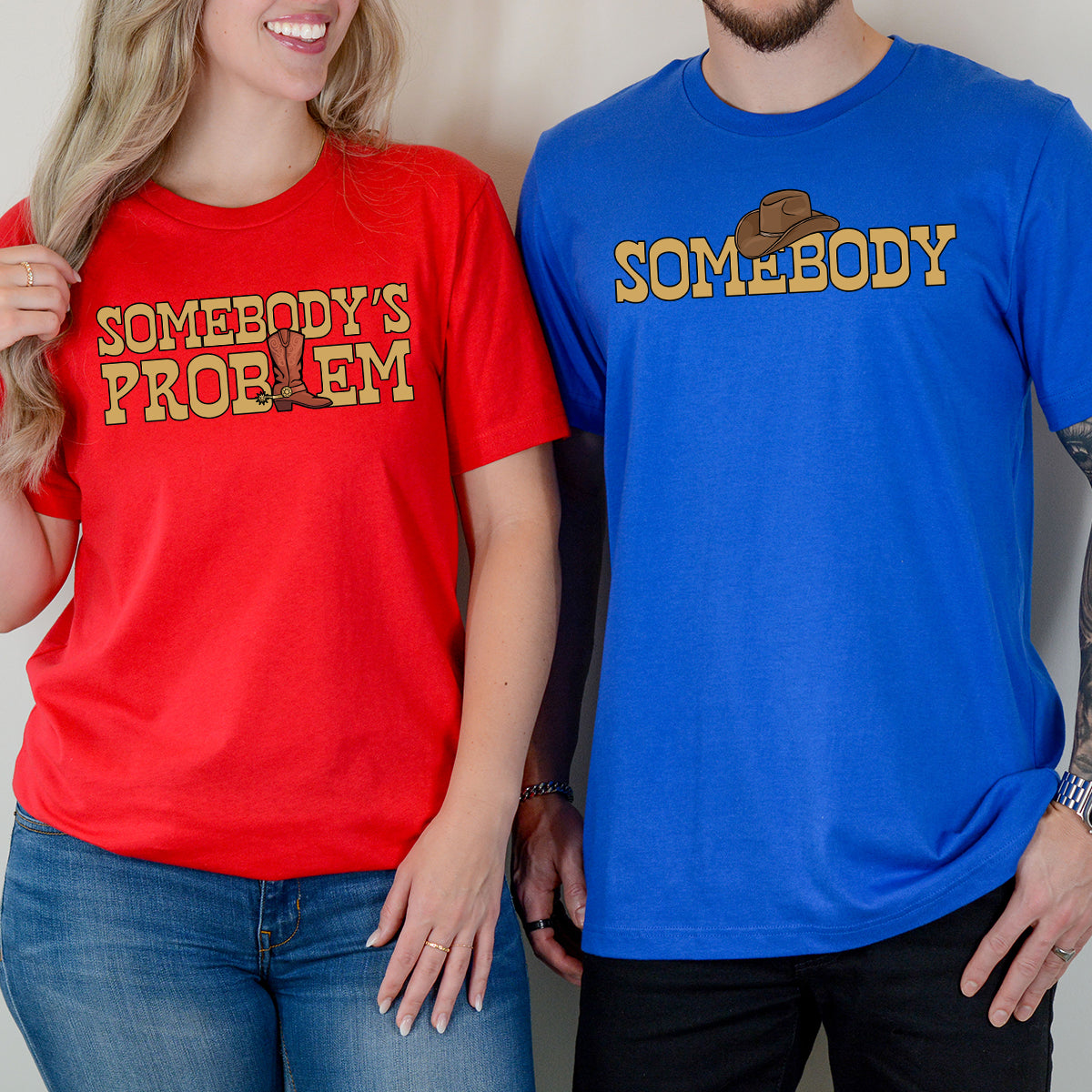 Somebody's Problem Matching T-Shirts For Couples