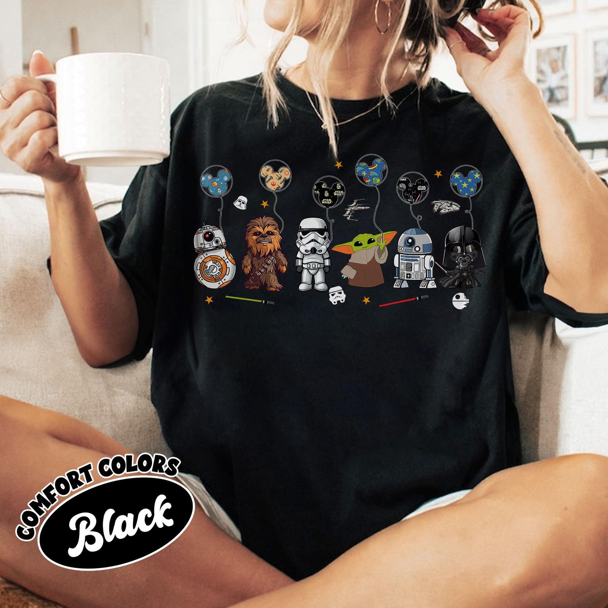 Space Adventure Character Graphic T-Shirt – Cute Disneyland Galaxy Fan Gift Tee